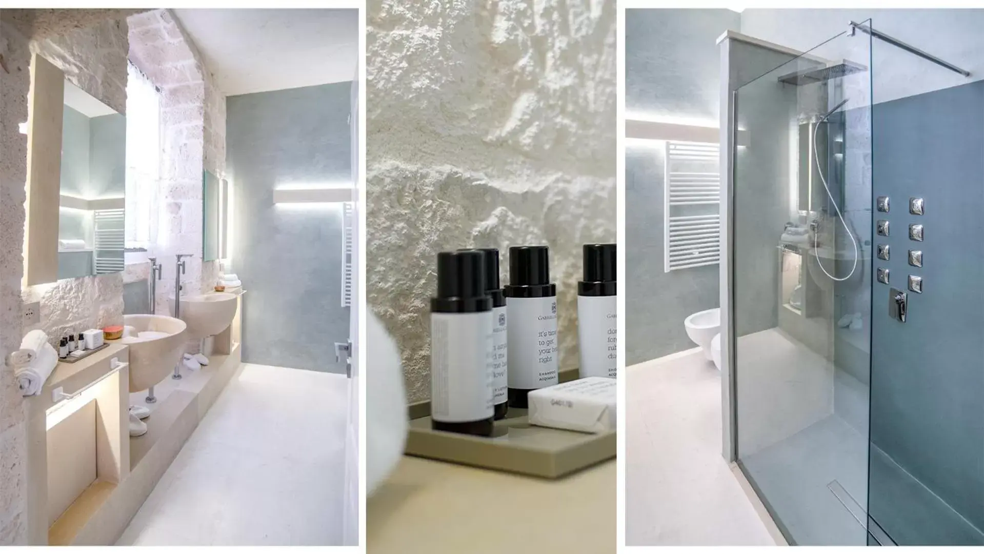 Shower, Bathroom in Vico Bianco Raro Villas Smart Rooms Collection