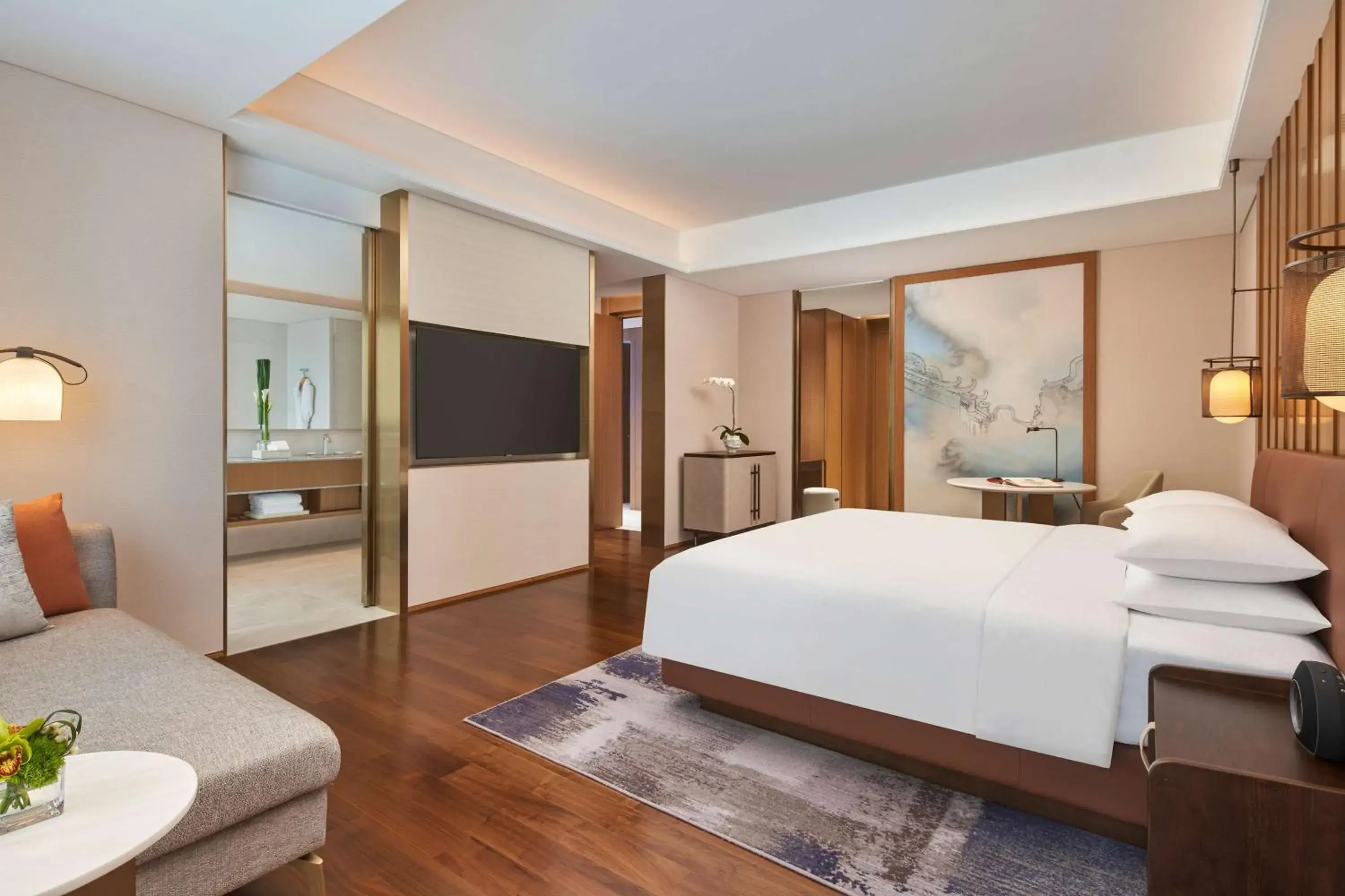 Photo of the whole room, Bed in Hyatt Regency Guangzhou Zengcheng Photo of the whole room, Bed in Hyatt Regency Guangzhou Zengcheng