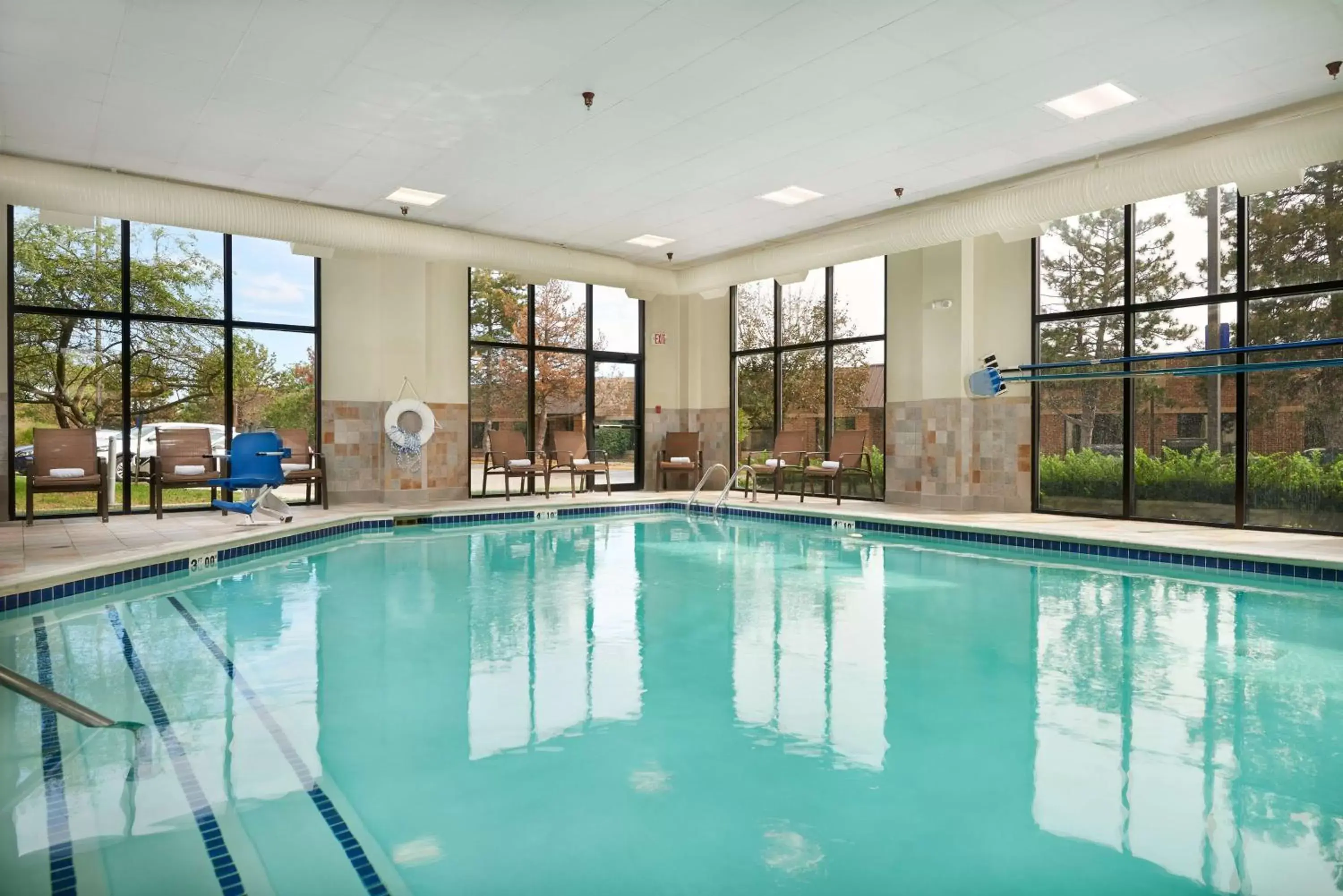 Pool view, Swimming Pool in Hampton Inn Ann Arbor-South