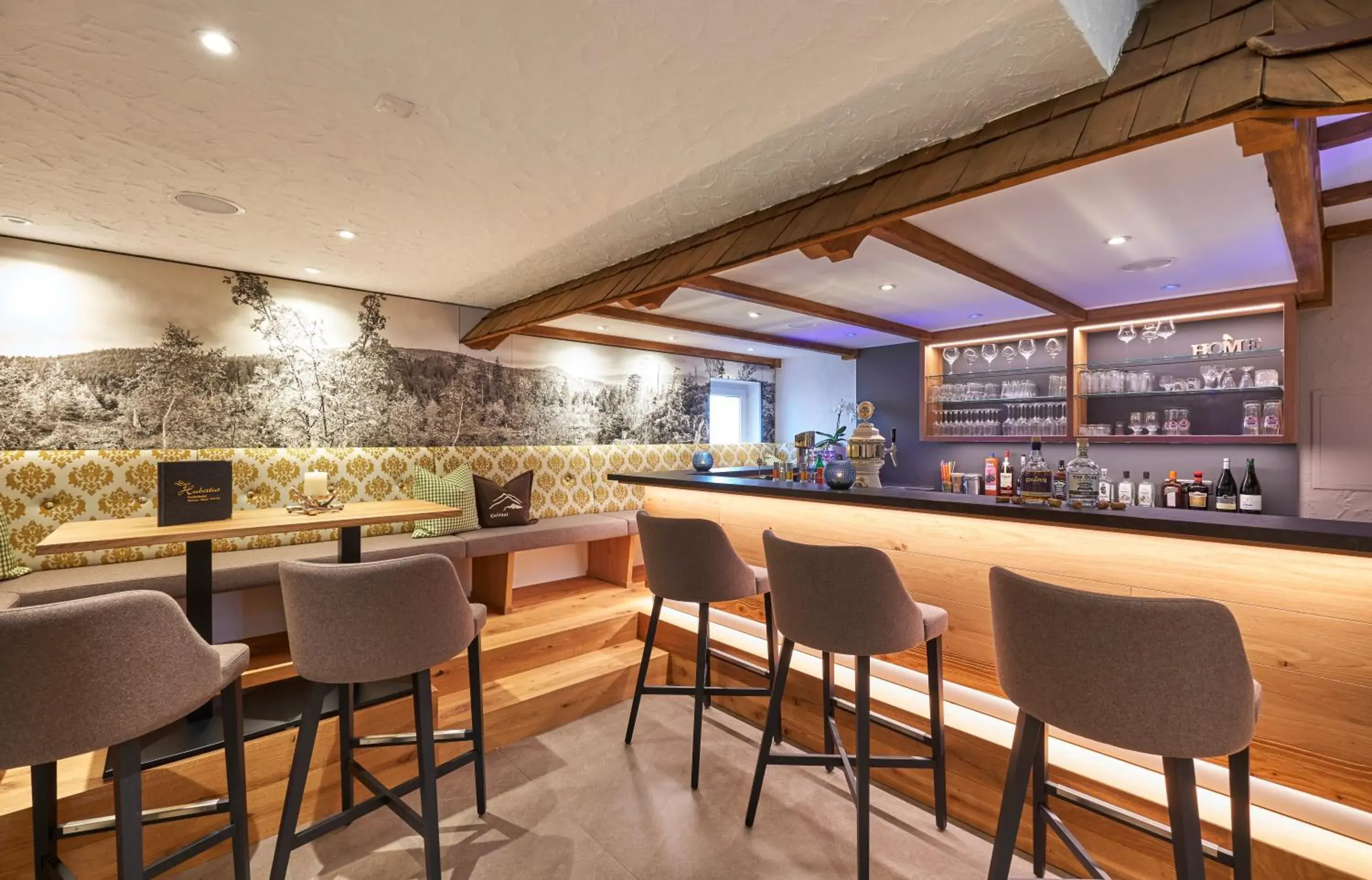 Lounge or bar, Lounge/Bar in Ferienhotel Hubertus