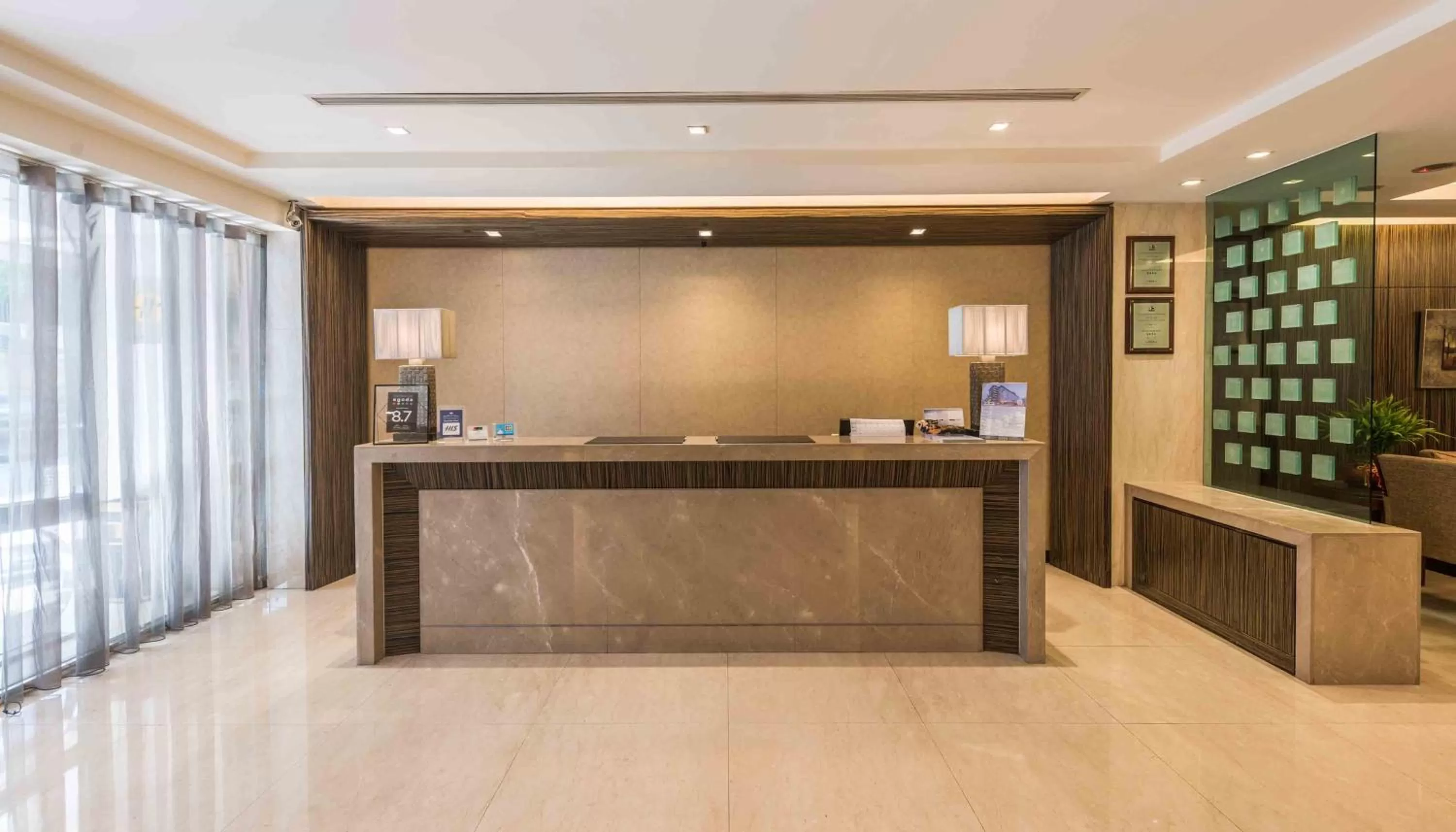 Lobby or reception in Royal Biz Taipei Hotel