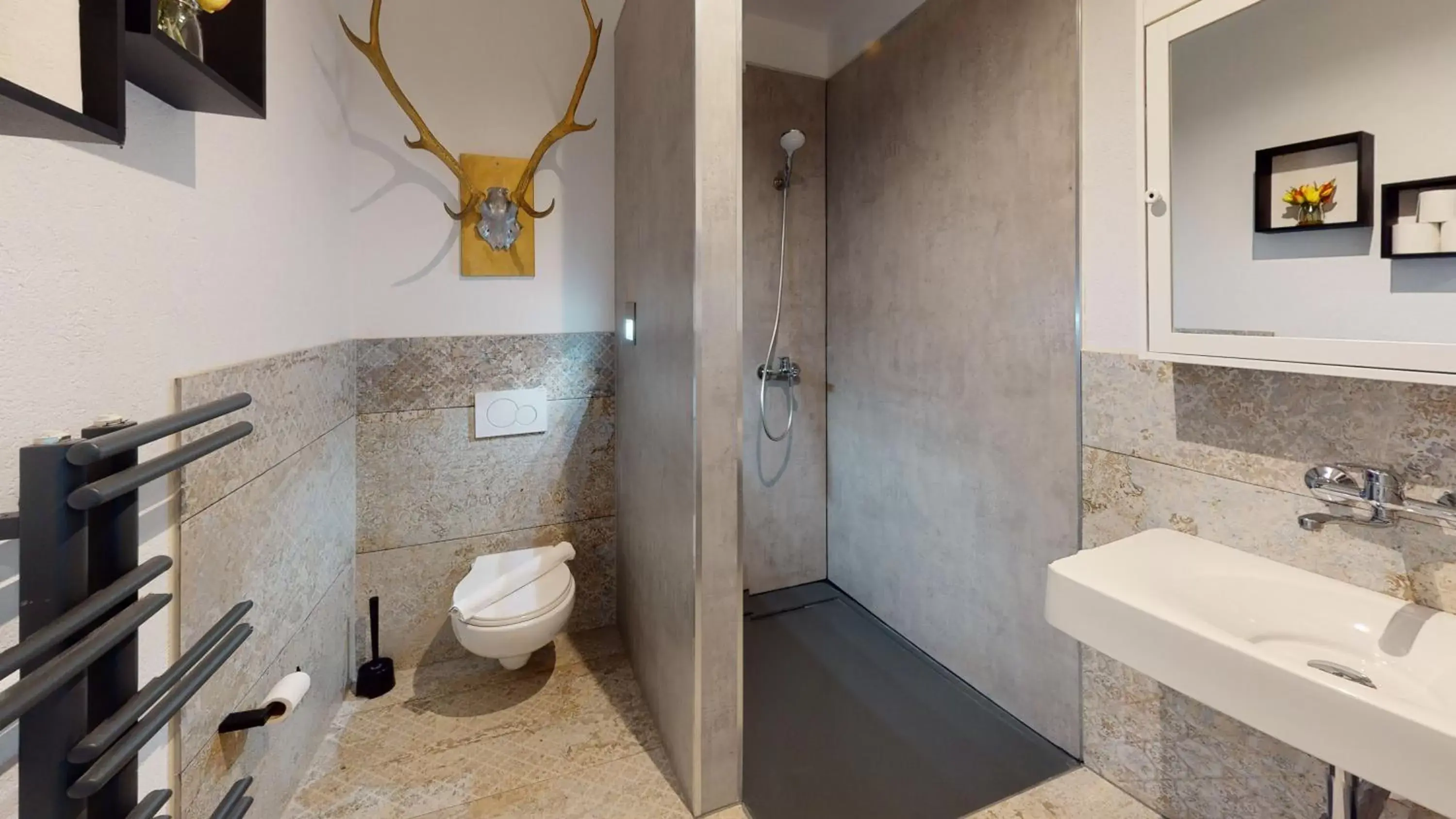 Bathroom in Hotel Adler
