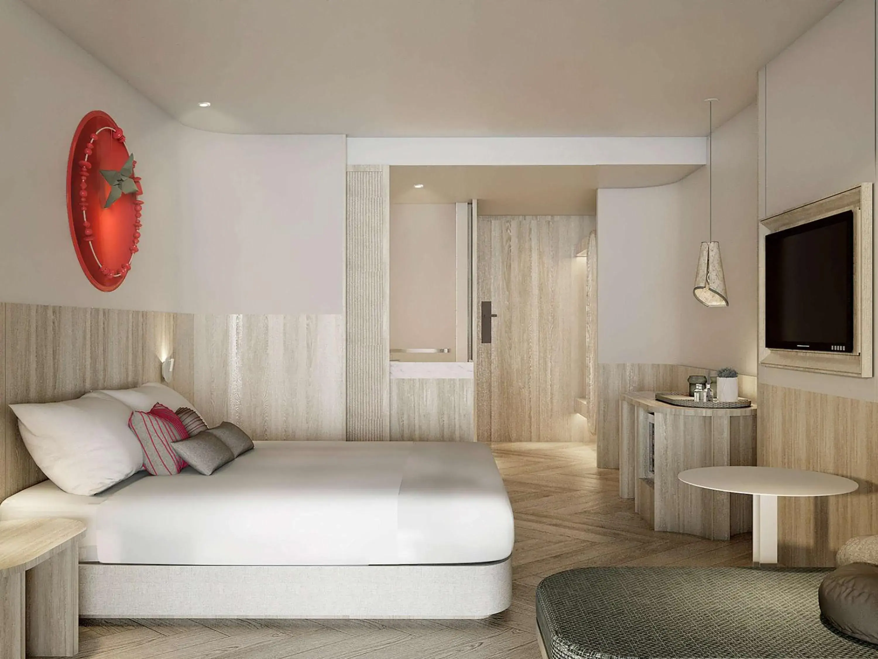 Bedroom, Bed in Mercure Rayong Lomtalay Villas & Resort