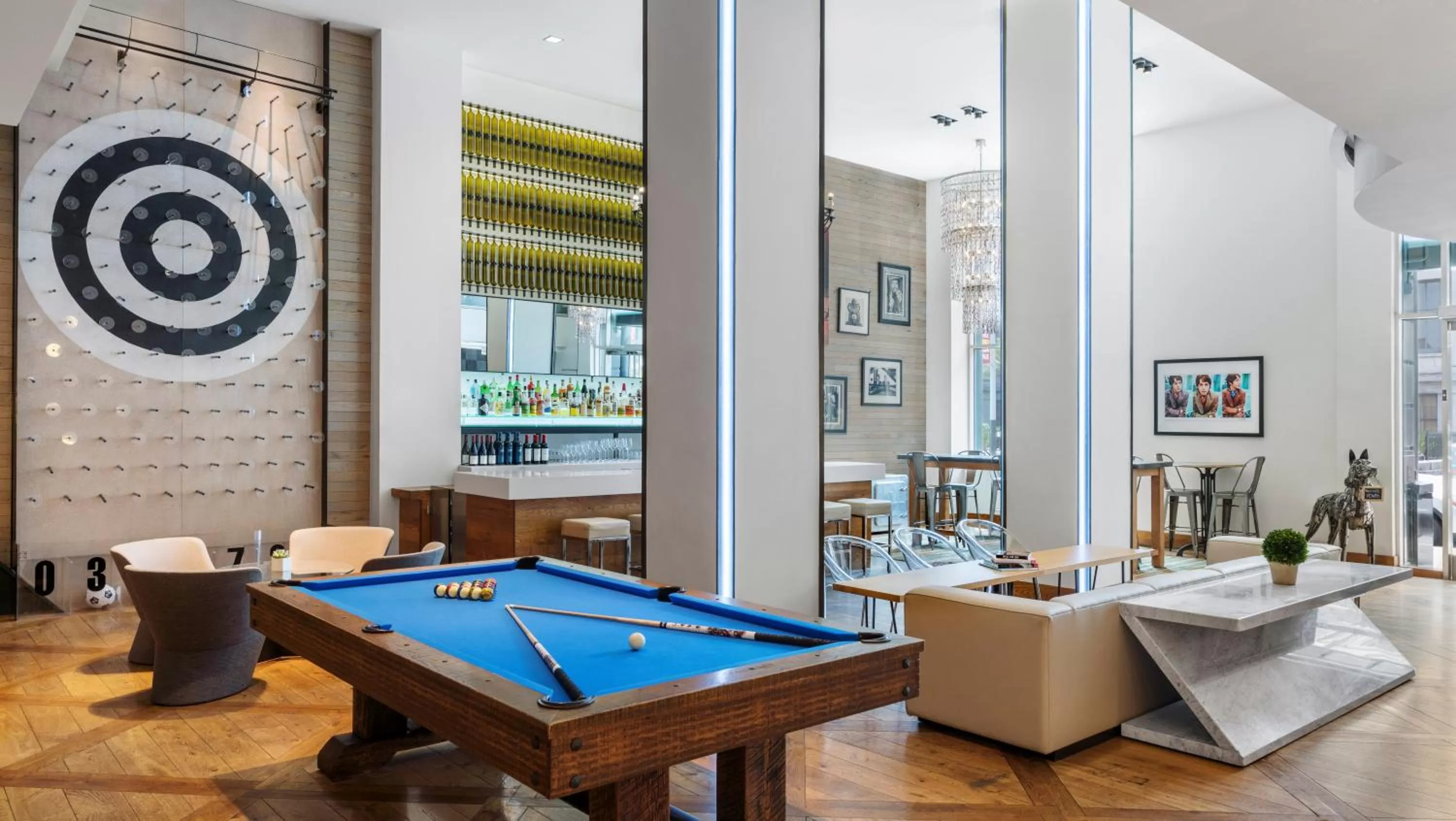 Billiard in Hotel Zetta San Francisco