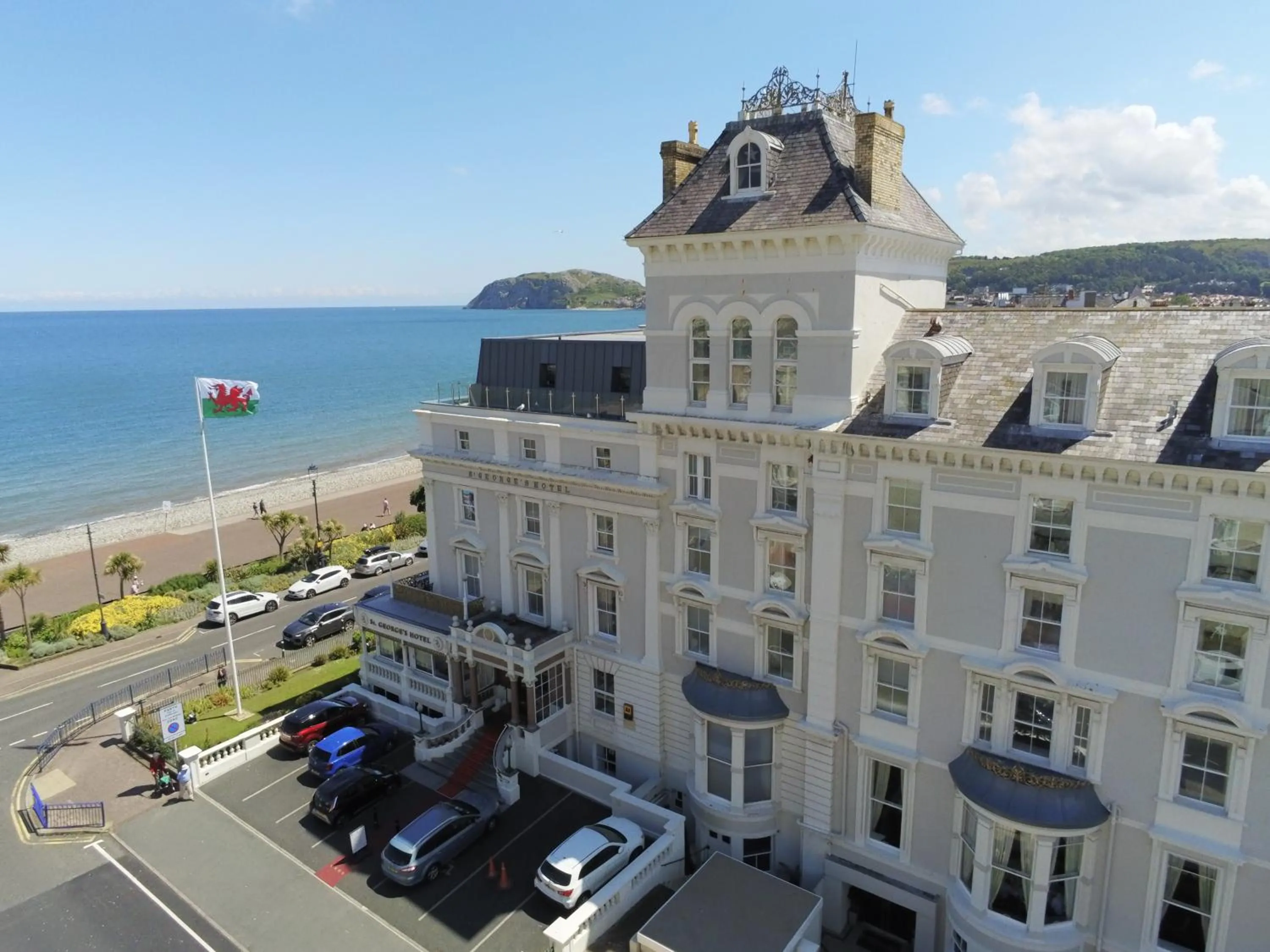 Bird's eye view in St George's Hotel - Llandudno