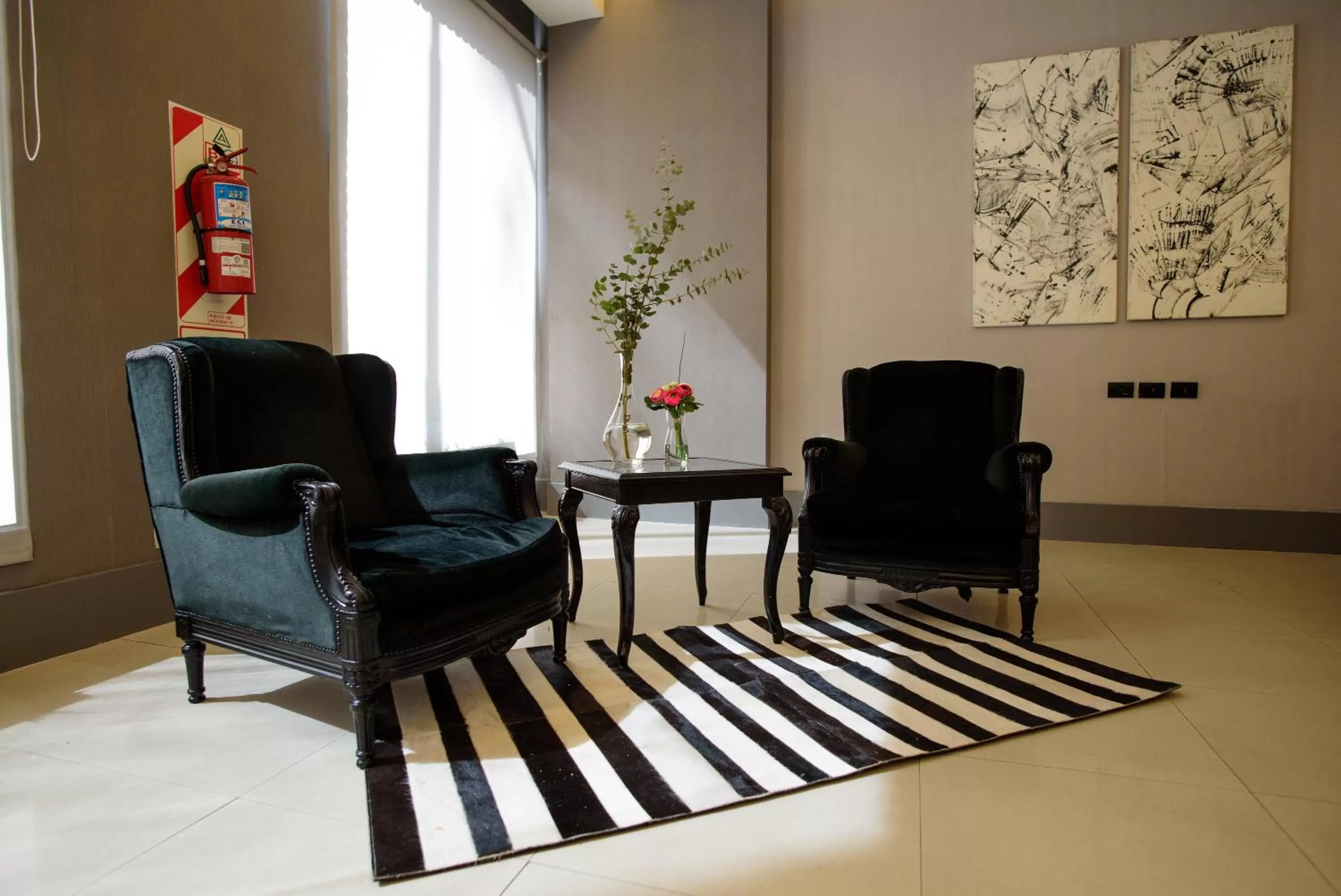 Seating area in Believe Madero Hotel