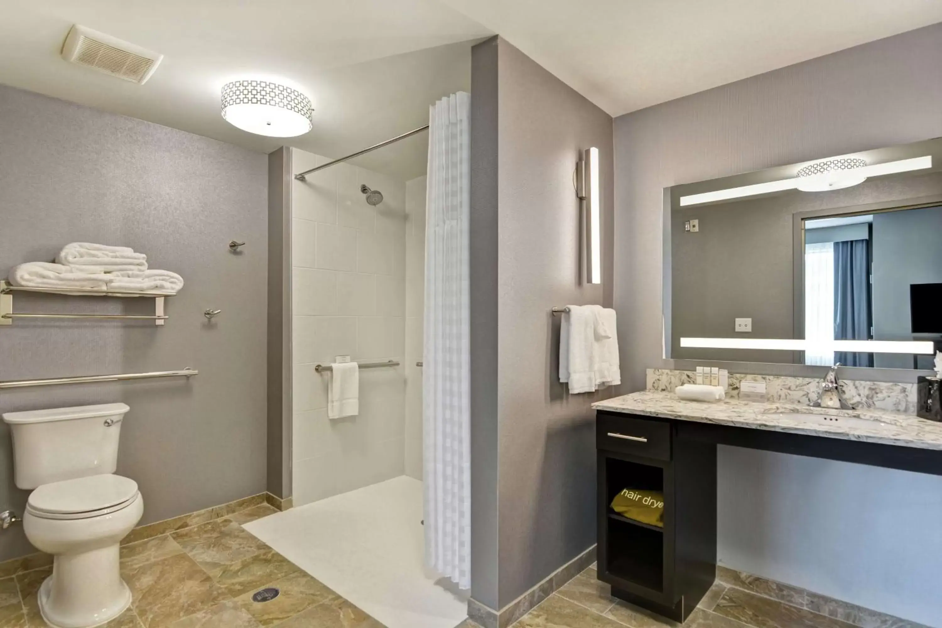 Bathroom in Homewood Suites By Hilton Poughkeepsie