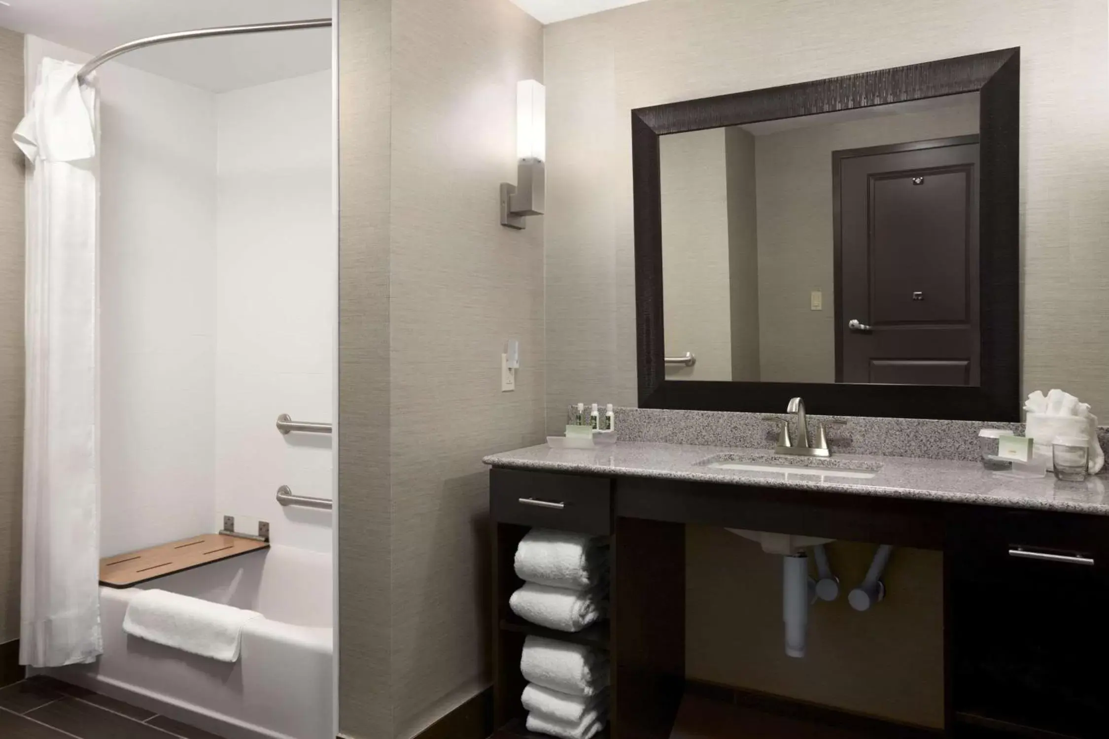 Bathroom in Homewood Suites by Hilton Columbus OSU, OH