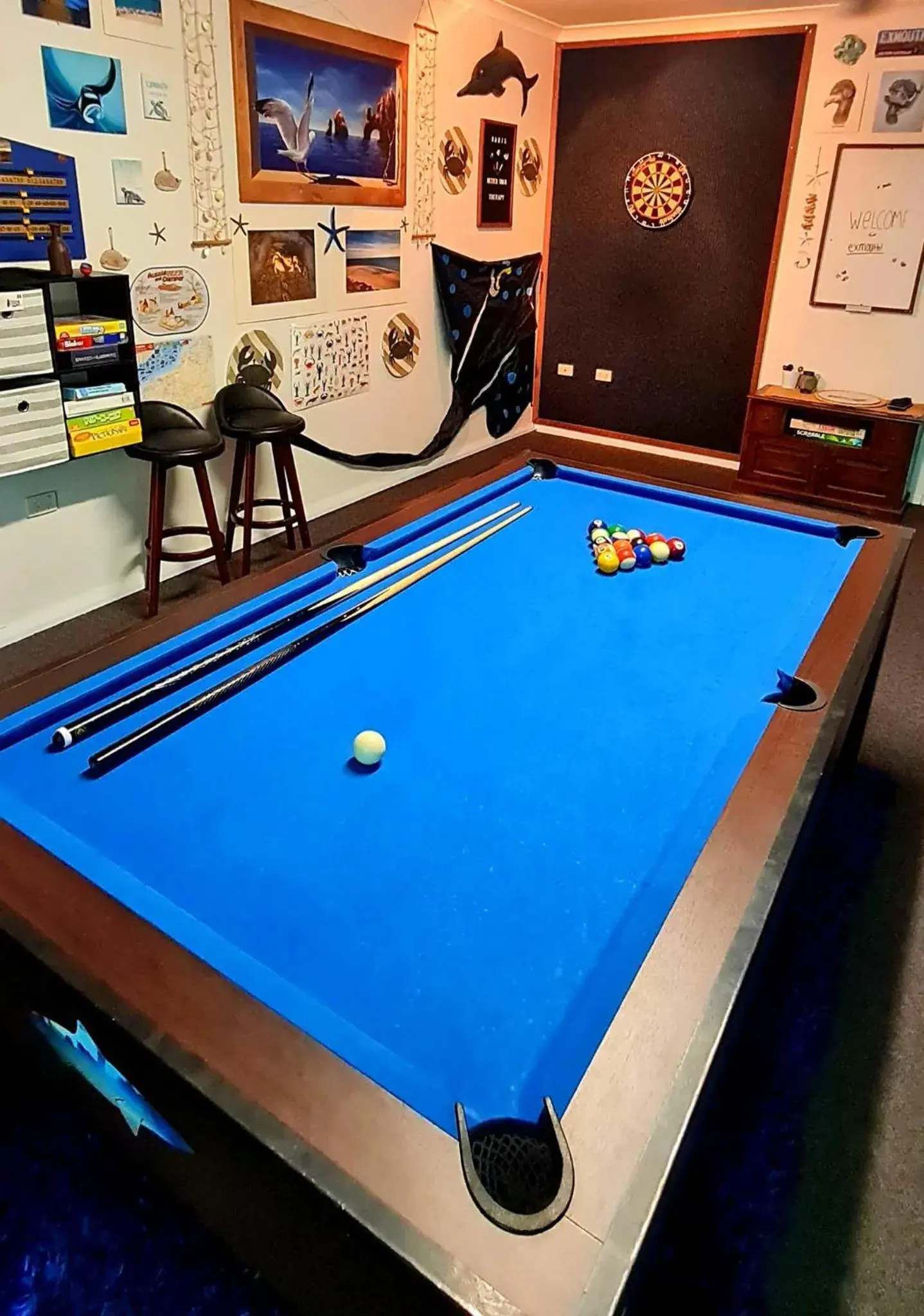 Billiards in Ningaloo Lodge Exmouth