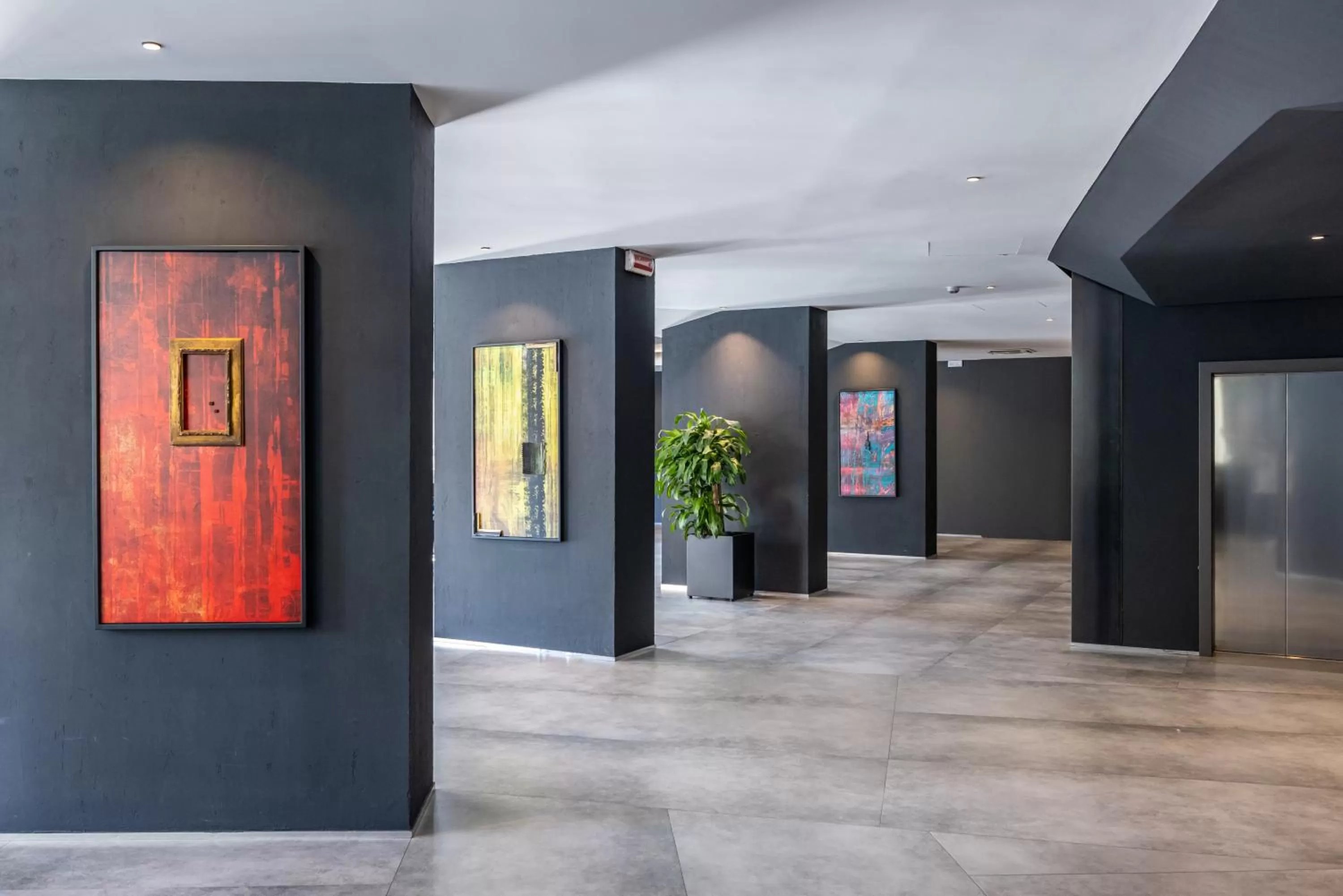 Lobby or reception in Hotel Da Vinci