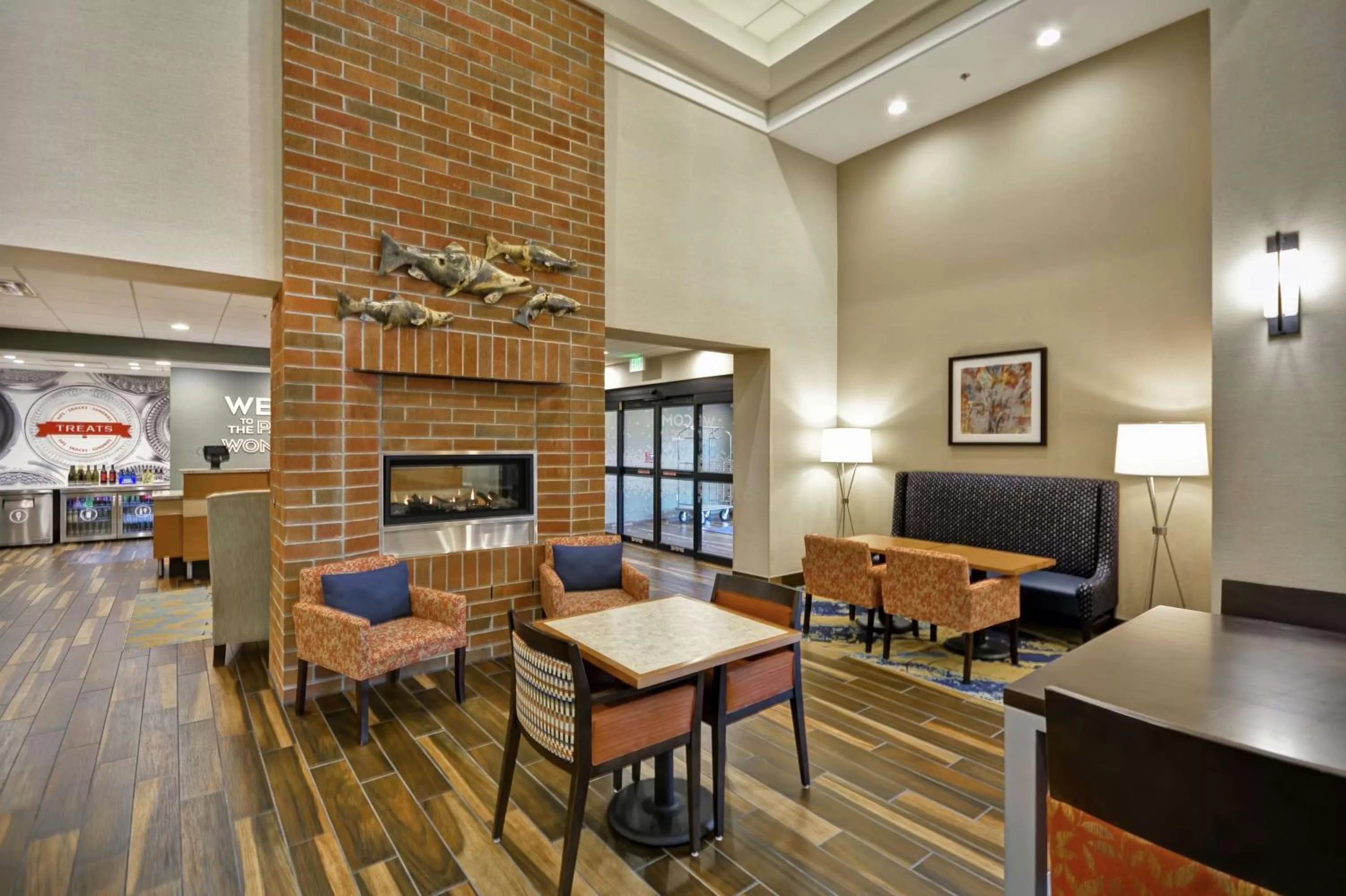 Lobby or reception in Hampton Inn & Suites Grants Pass