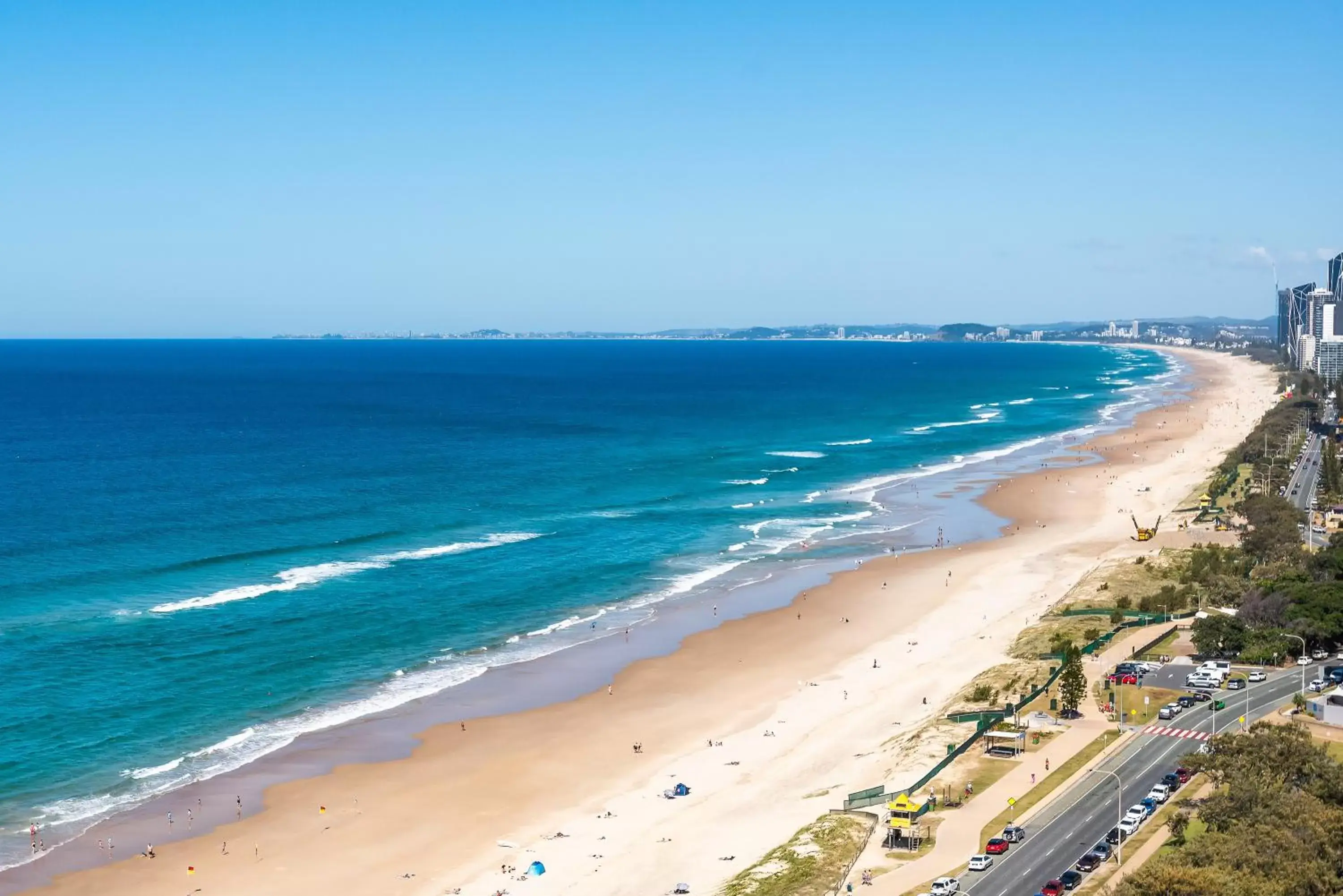 Bird's eye view, Beach in The Waterford on Main Beach