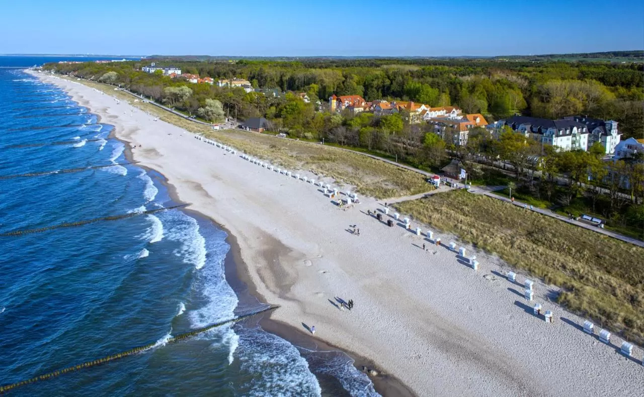 Beach in Am Weststrand Apartmenthaus Waldeck