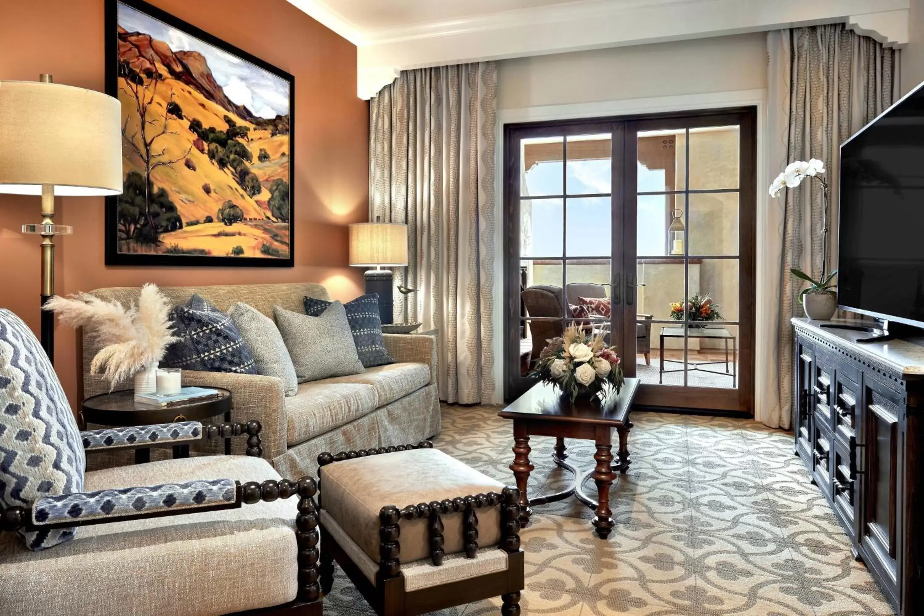 Living room, Seating Area in Inn at the Mission San Juan Capistrano, Autograph Collection