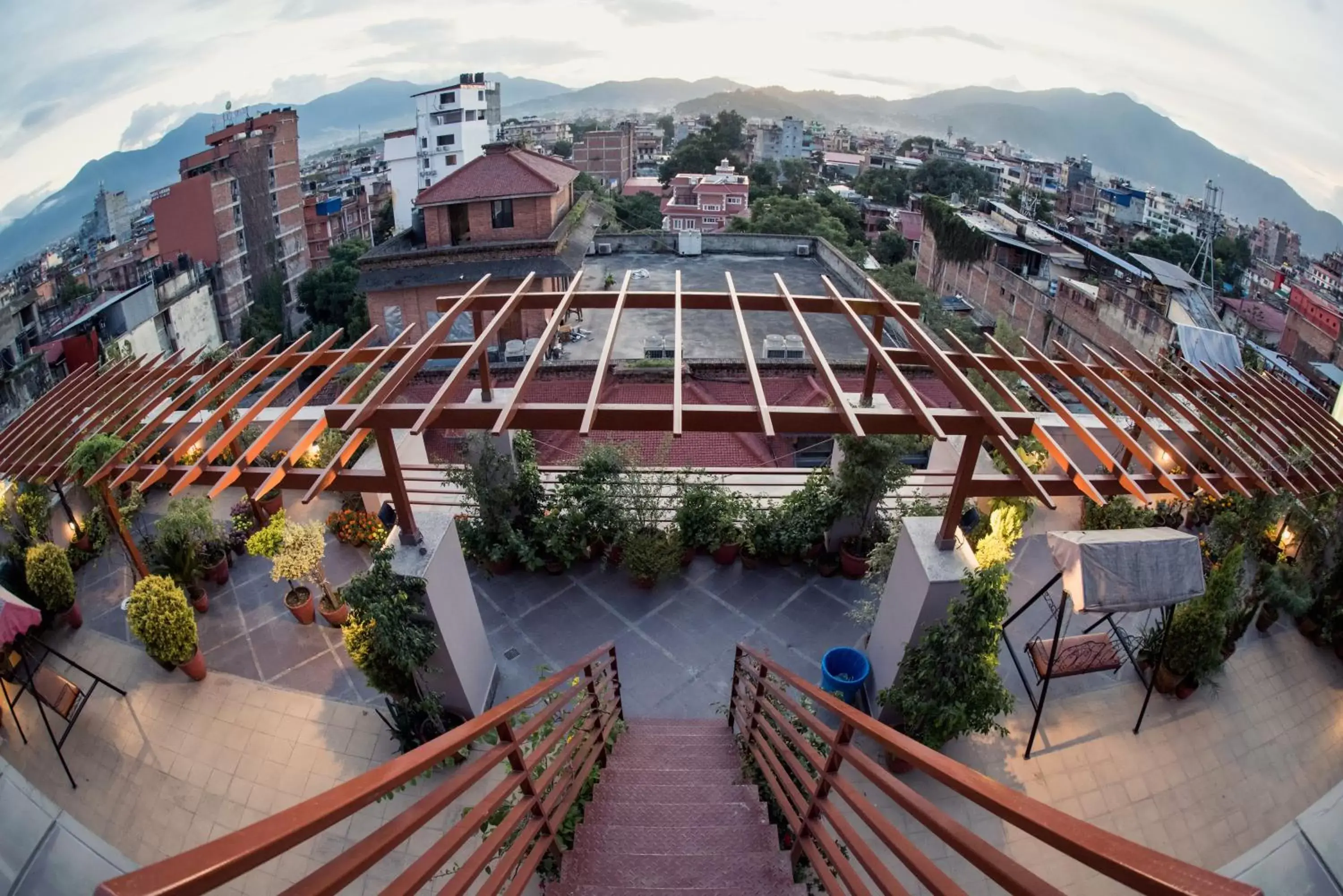 Garden in The Address Kathmandu Hotel