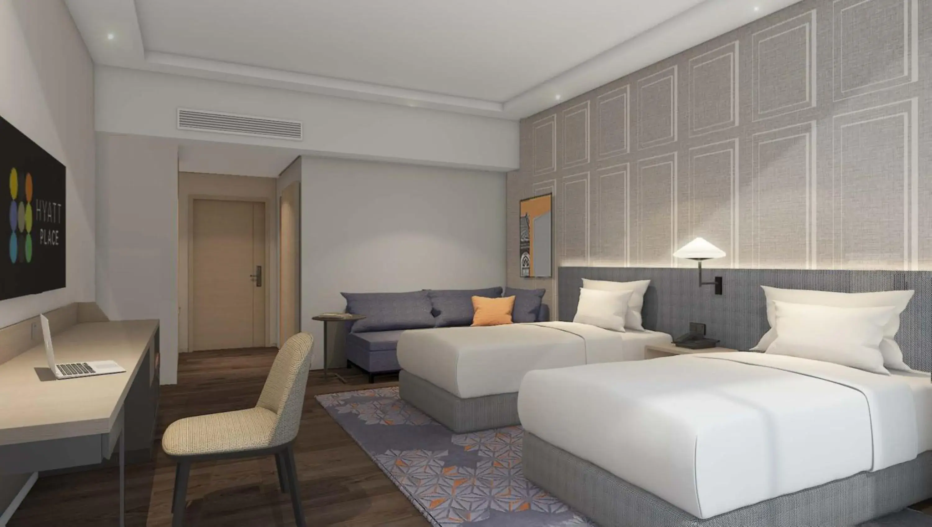 Photo of the whole room, Bed in Hyatt Place Kuala Lumpur Bukit Jalil