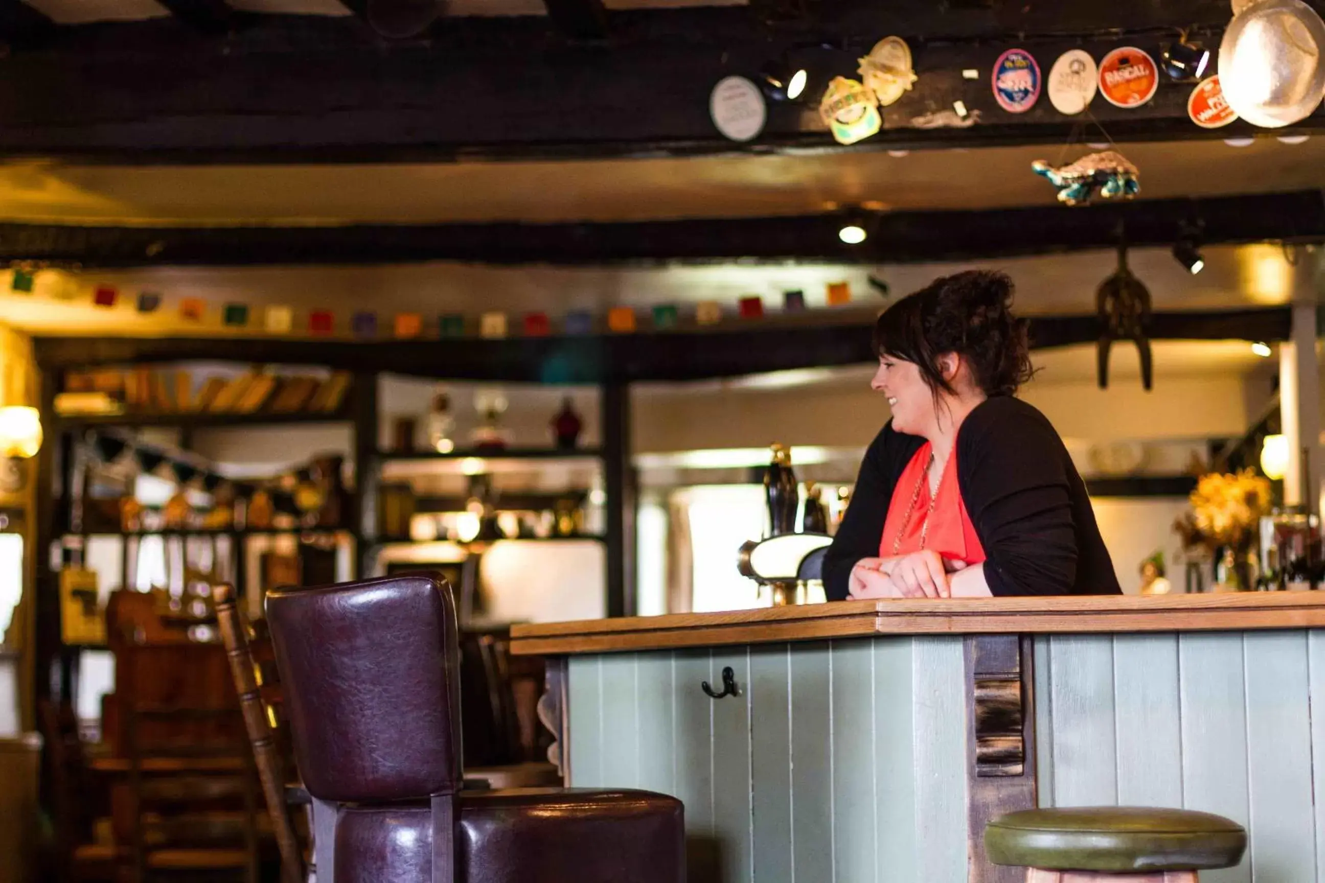 Decorative detail, Lounge/Bar in The Holford Arms