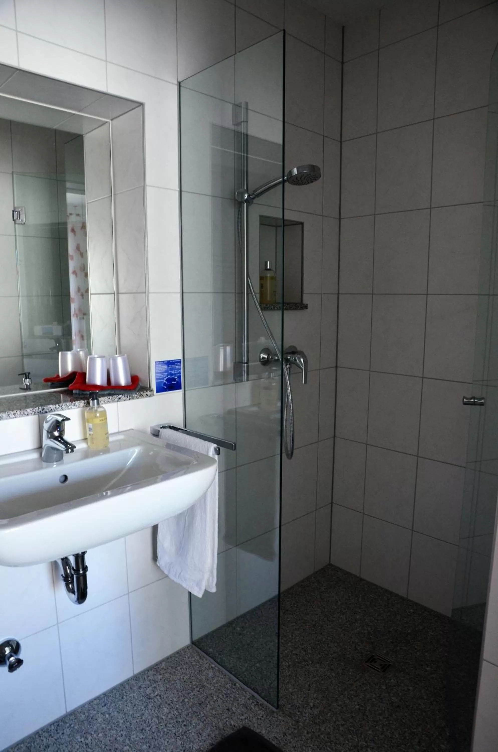 Shower in Gästehaus Am Hochsimmer