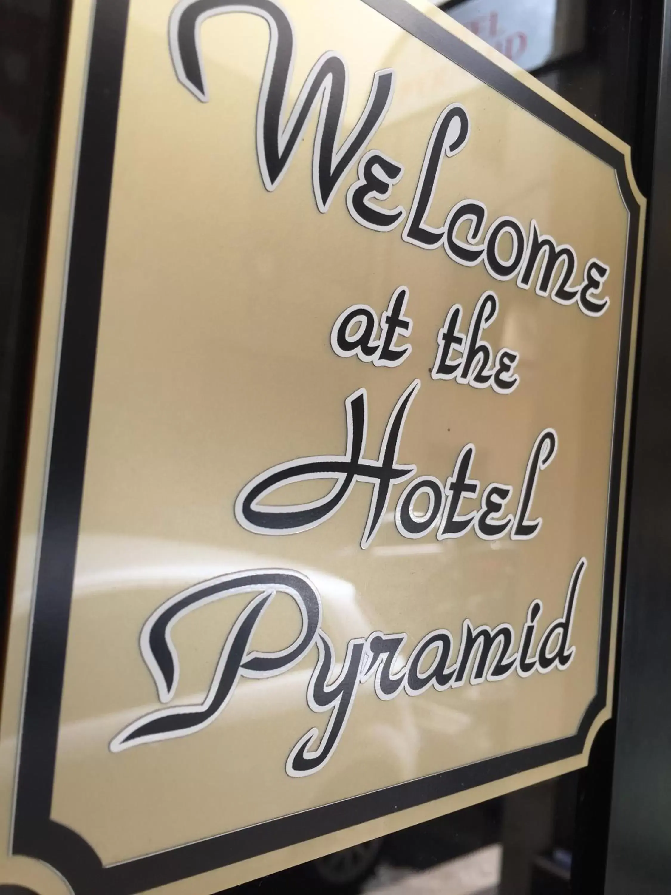 Property logo or sign in Hotel Pyramid