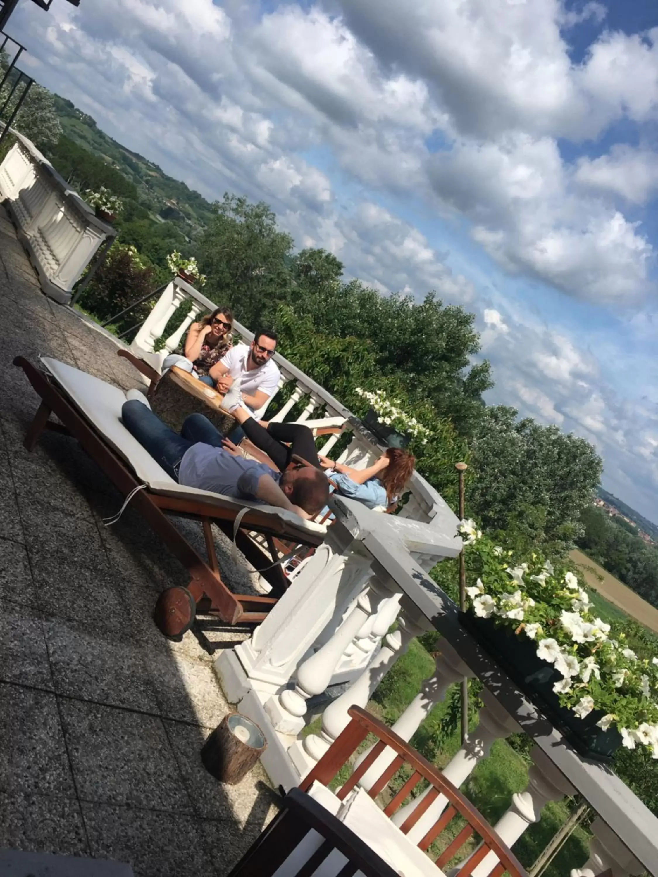 Balcony/Terrace in B&B La Villarella dei Tulipani