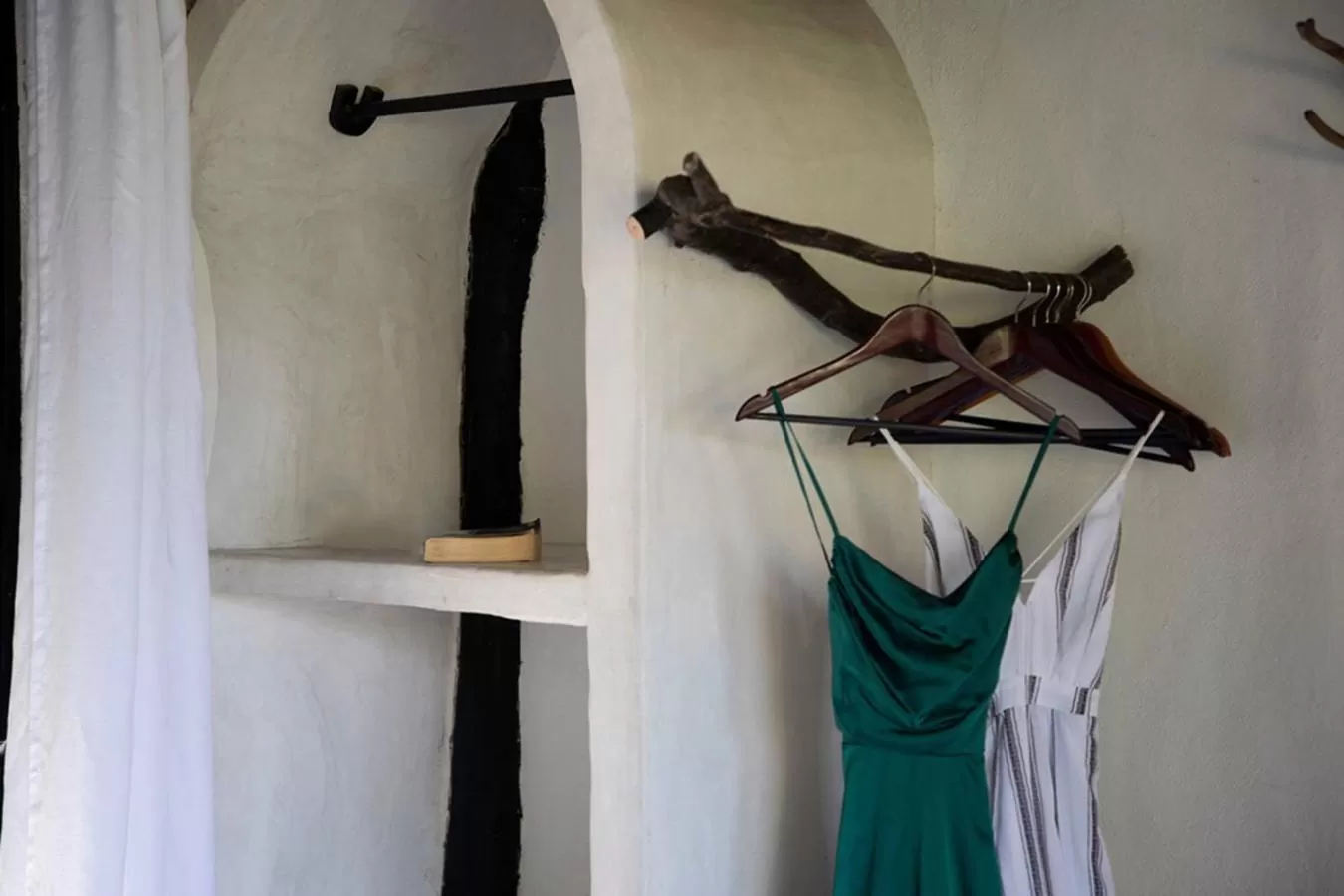 Decorative detail, Bed in Coco Tulum Zen Zone Hotel