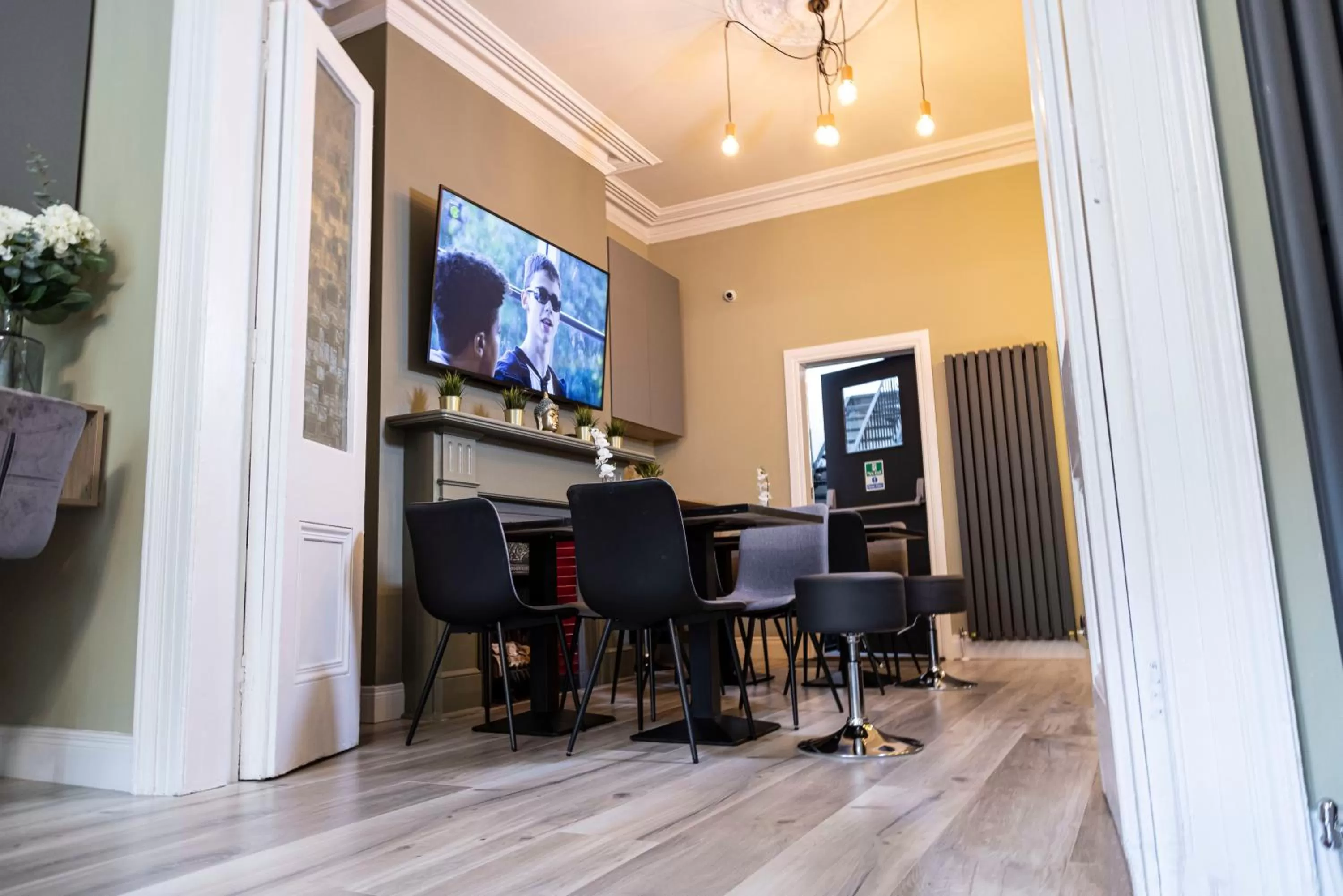 Dining area in Number 11 by the Warren Collection