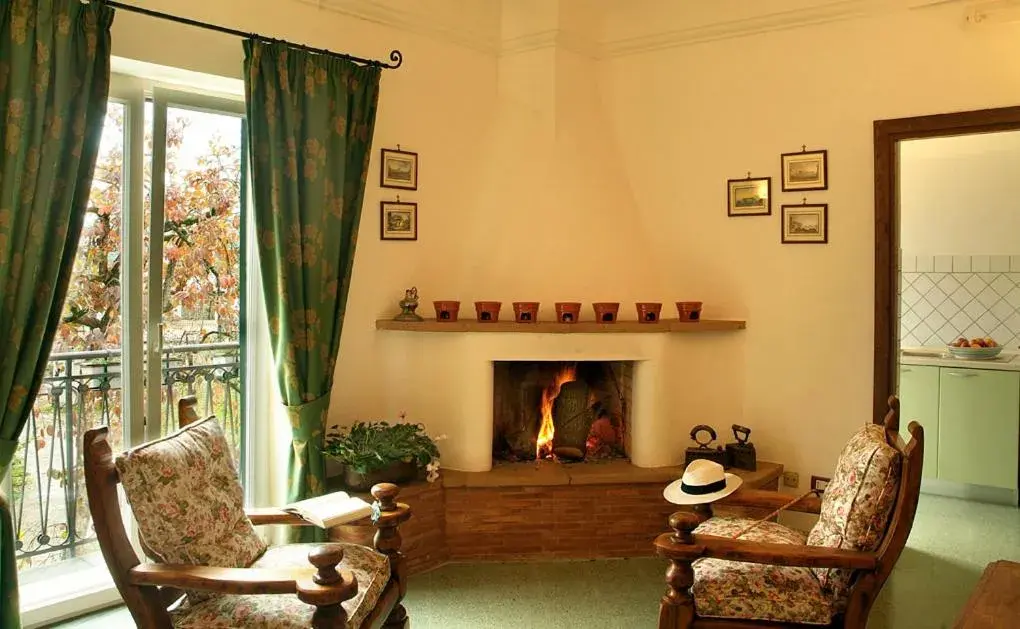 Living room, Lobby/Reception in Hotel Villa Rizzo Resort and Spa