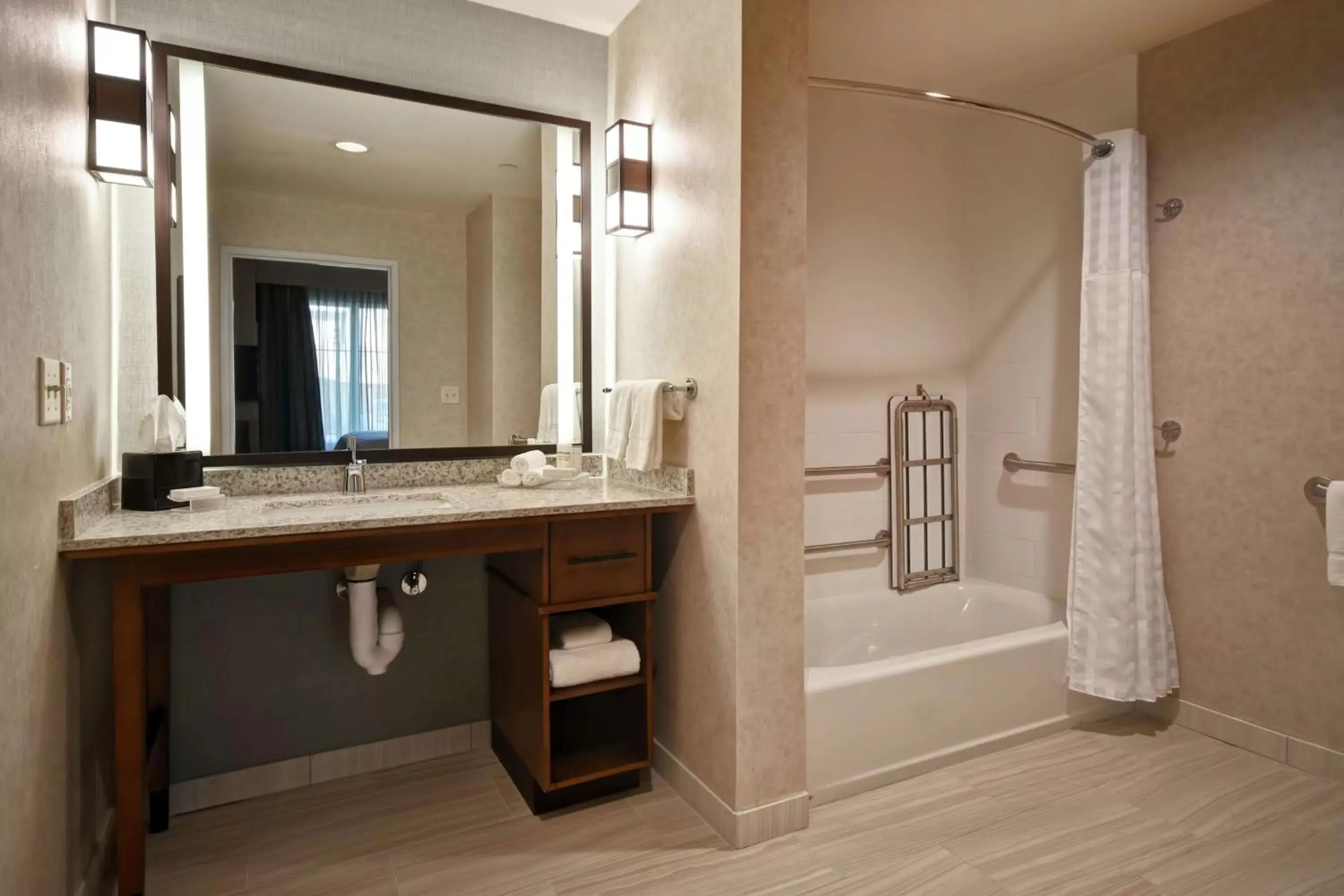 Bathroom in Homewood Suites by Hilton Pleasant Hill Concord