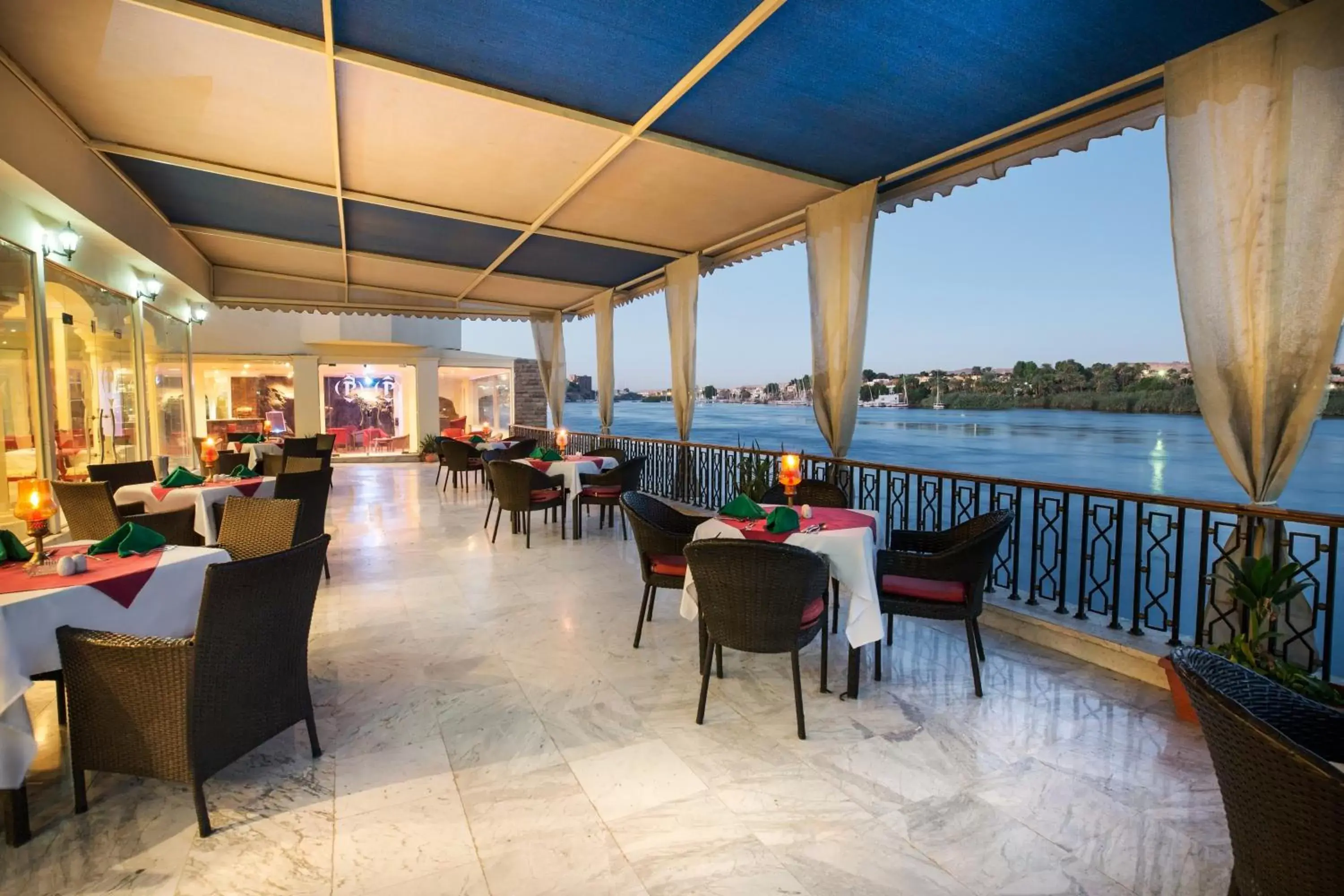 Restaurant/places to eat in Obelisk Nile Hotel Aswan