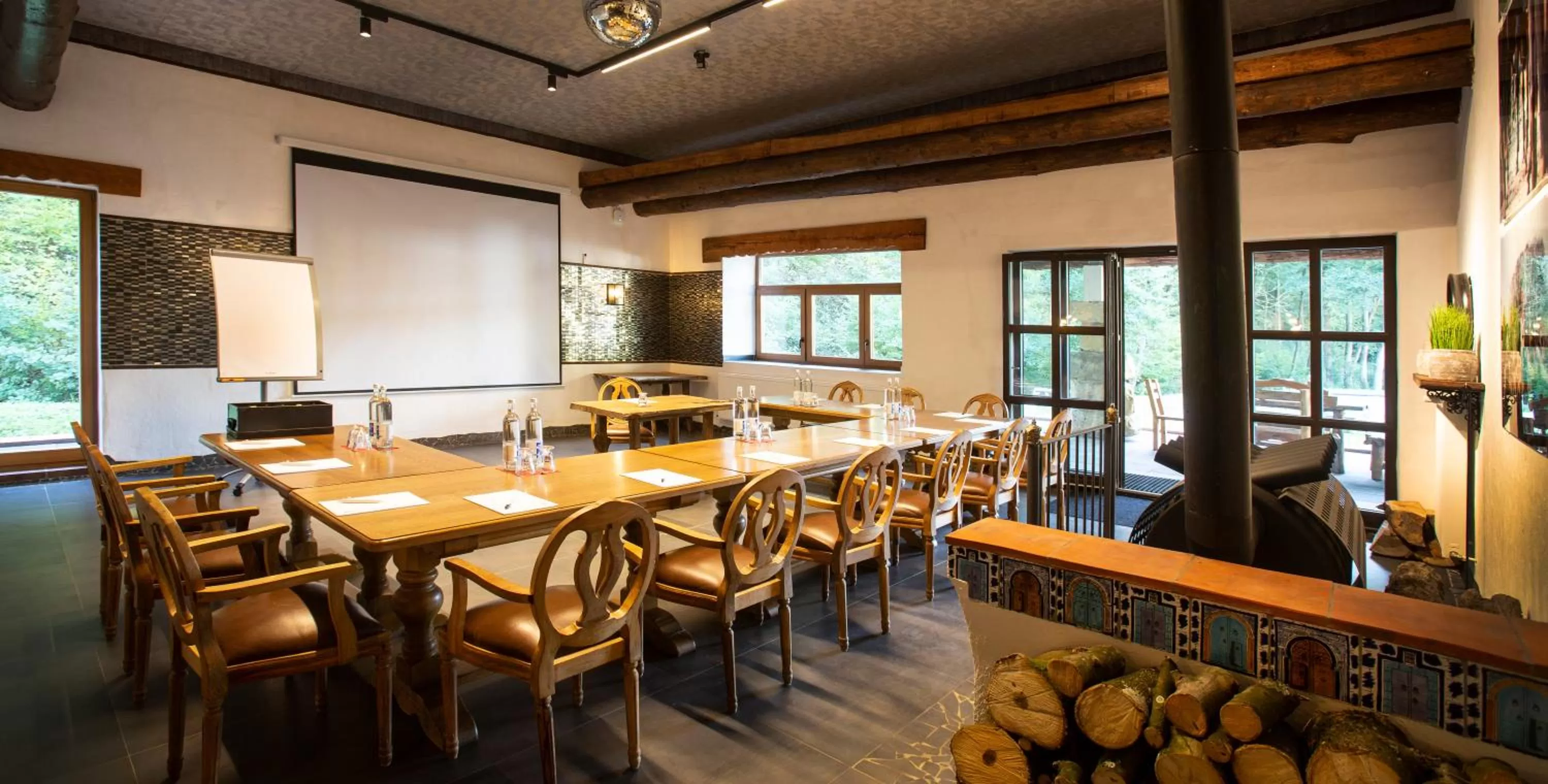 Decorative detail in Hotel Hüttenmühle Hillscheid