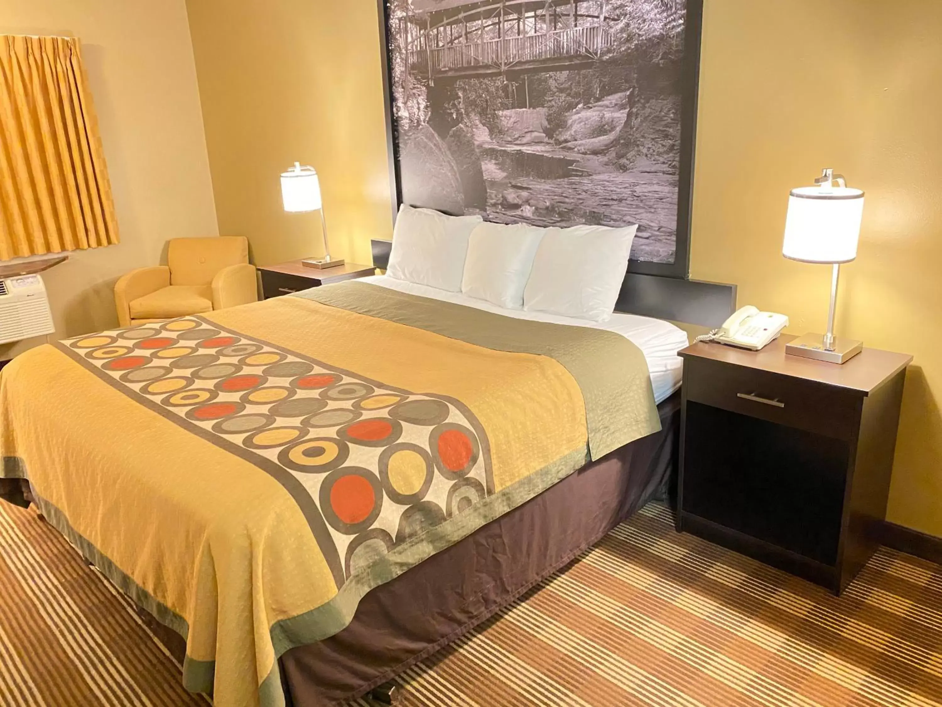 Bed in Super 8 by Wyndham Eau Claire WI
