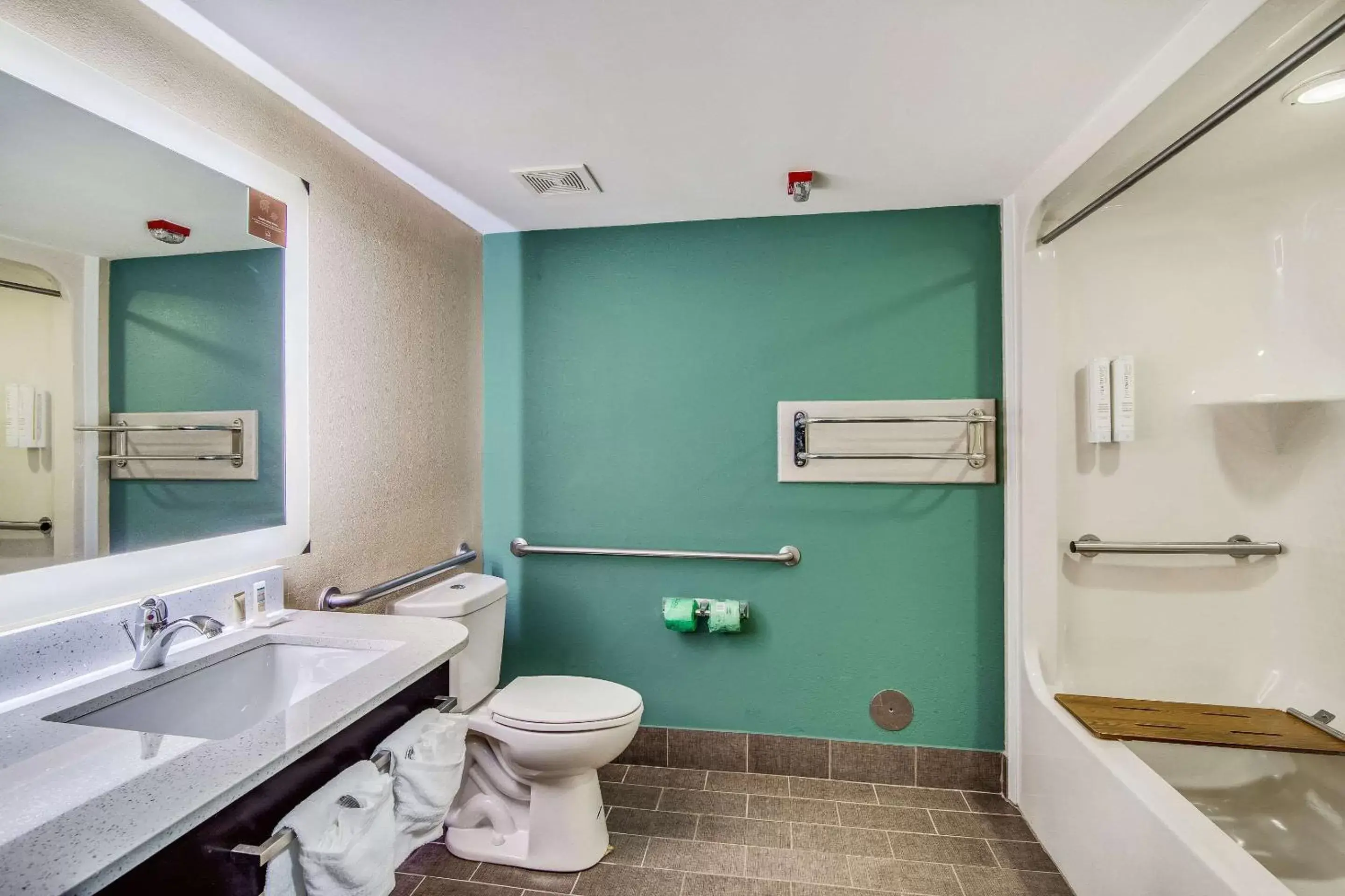 Bathroom in Clarion Pointe Wake Forest – Raleigh North