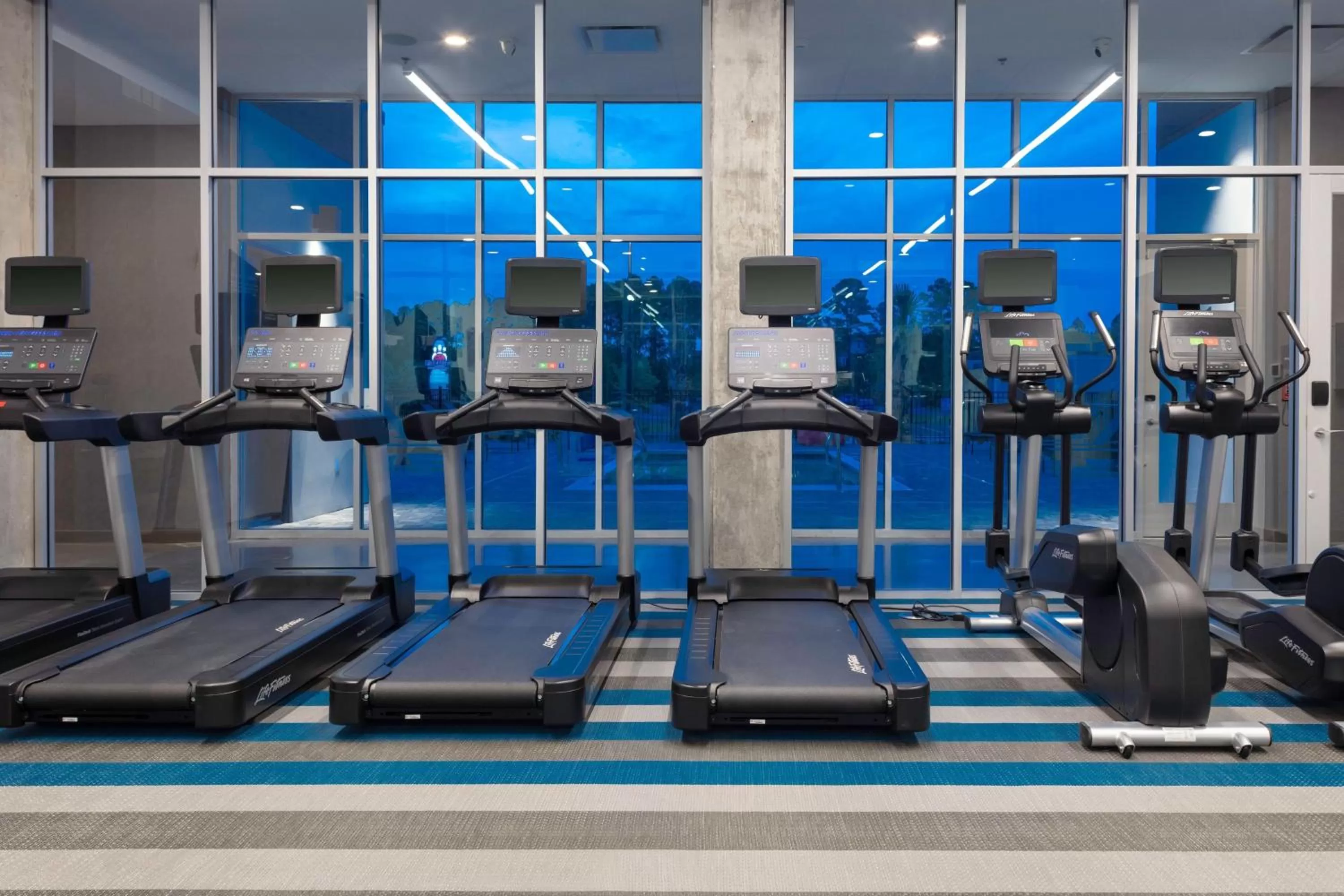 Fitness centre/facilities in Aloft Savannah Airport