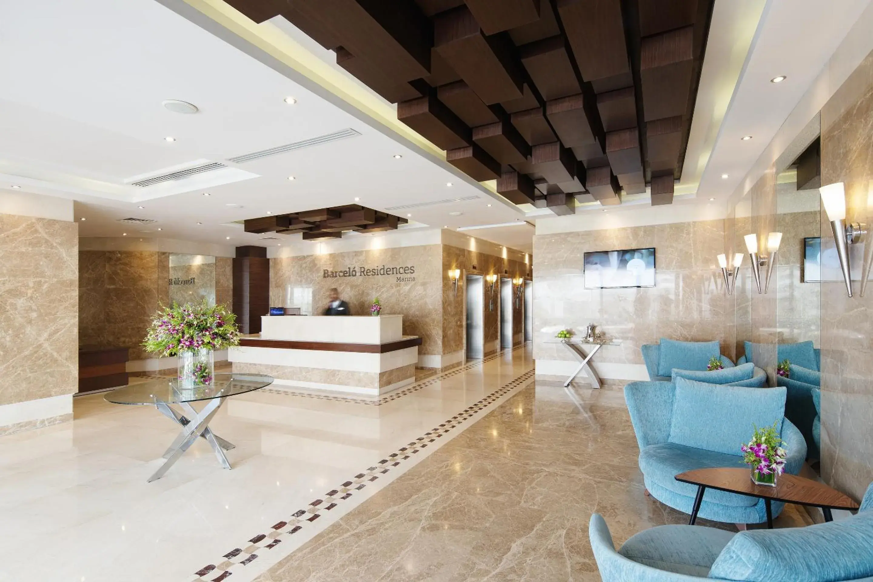 Lobby or reception, Lobby/Reception in Barceló Residences Dubai Marina