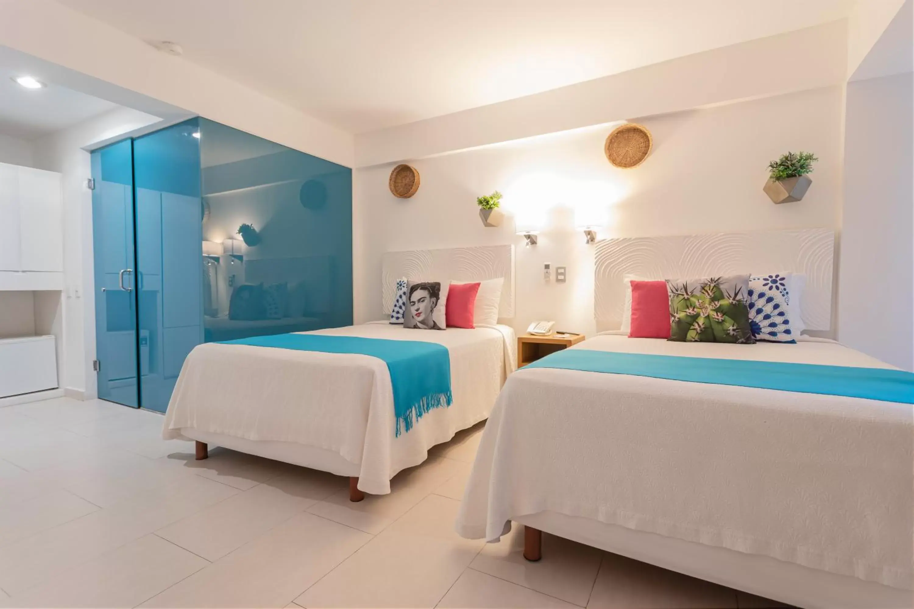 Bed in Mia Reef Isla Mujeres Cancun All Inclusive Resort