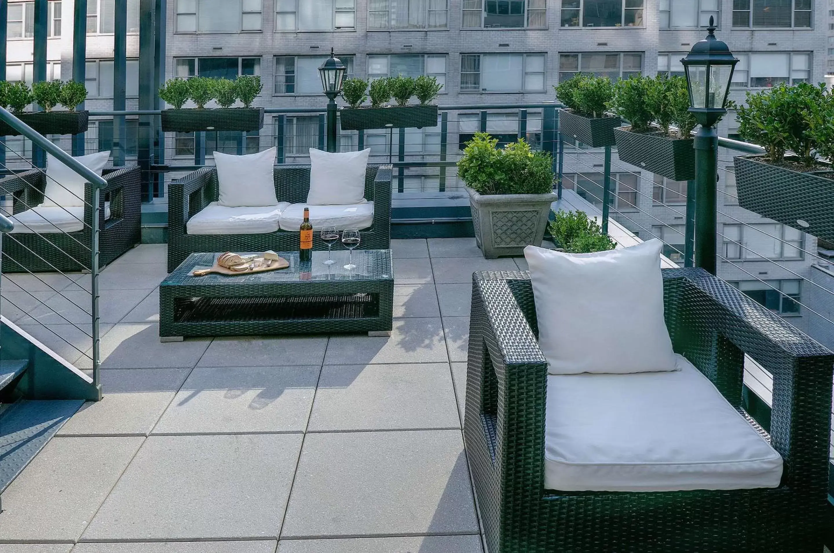 Balcony/Terrace in The Historic Blue Angel Hotel Lexington Ave, Ascend Hotel Collection