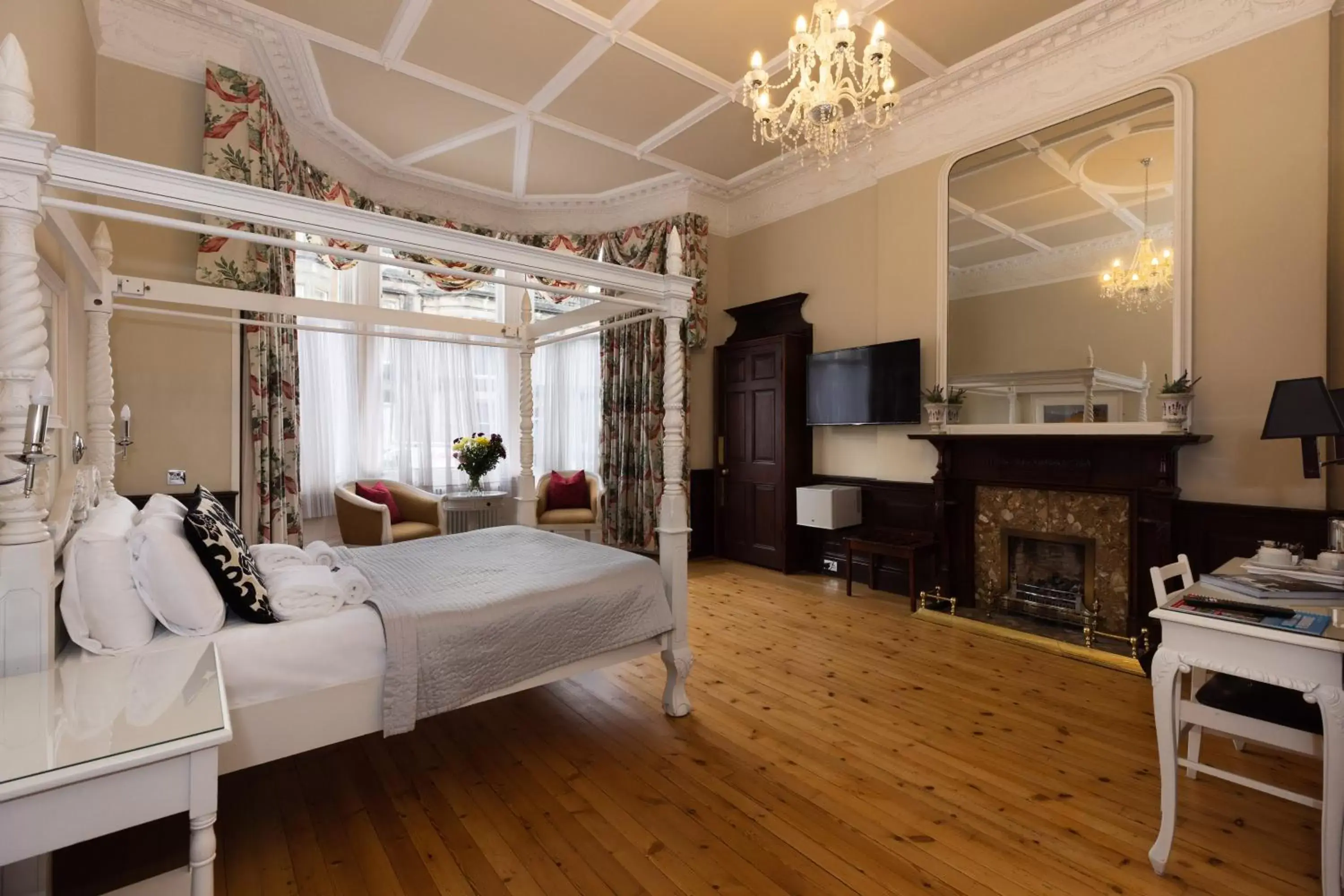 Bedroom, Bed in The Haymarket Hotel Bedroom, Bed in The Haymarket Hotel