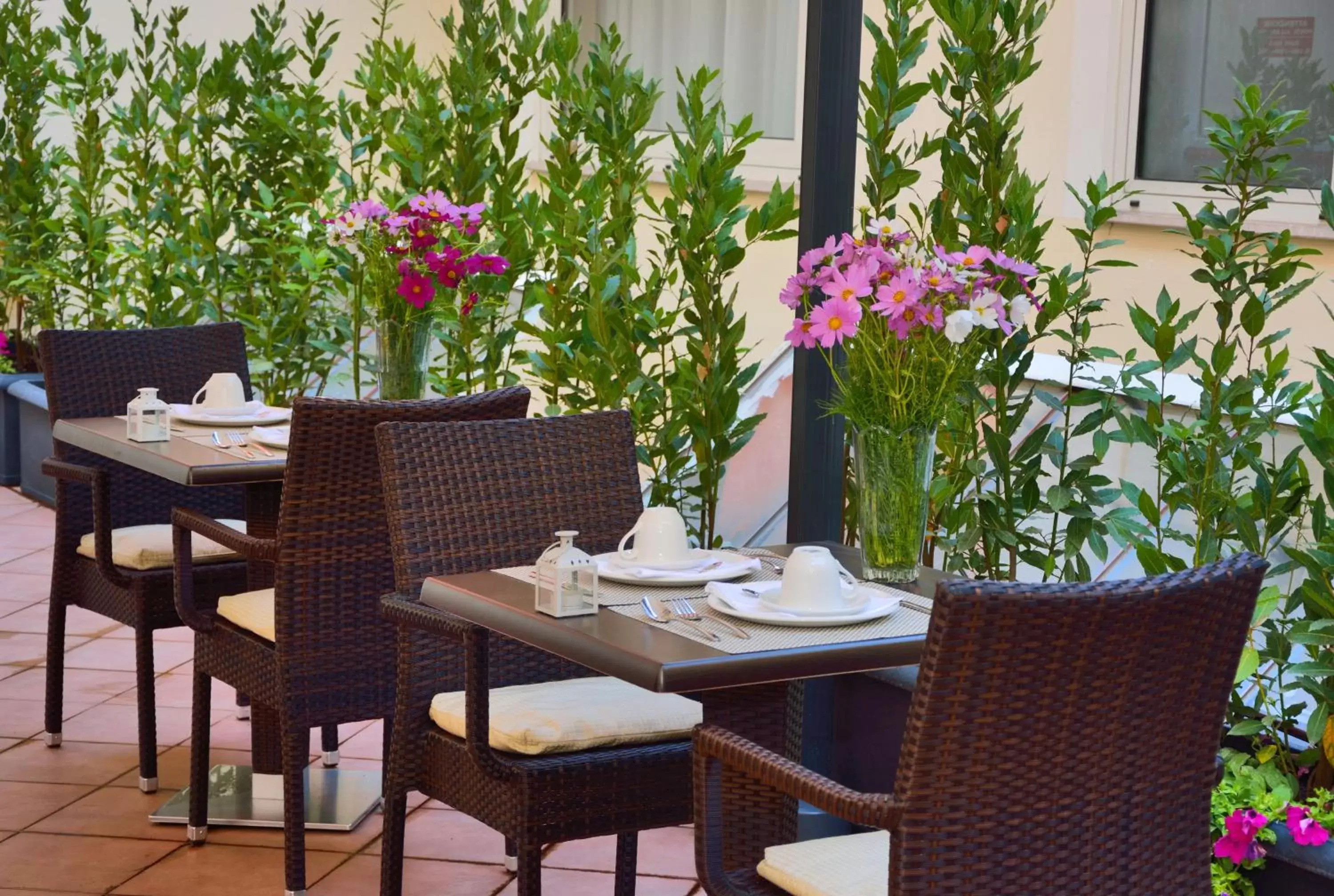 Garden, Restaurant/Places to Eat in LH Hotel Lloyd Roma