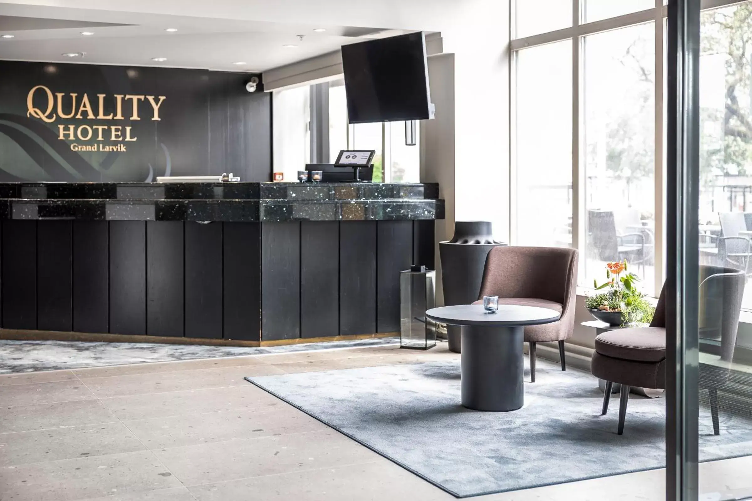 Lobby or reception, Lobby/Reception in Quality Hotel Grand Larvik