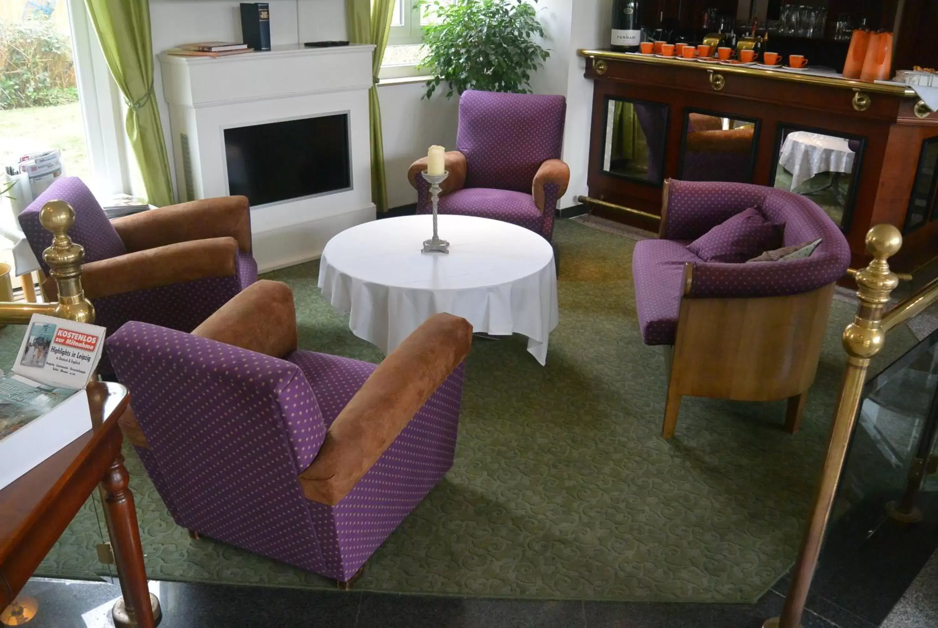 Lounge or bar in Residenz Hotel Leipzig