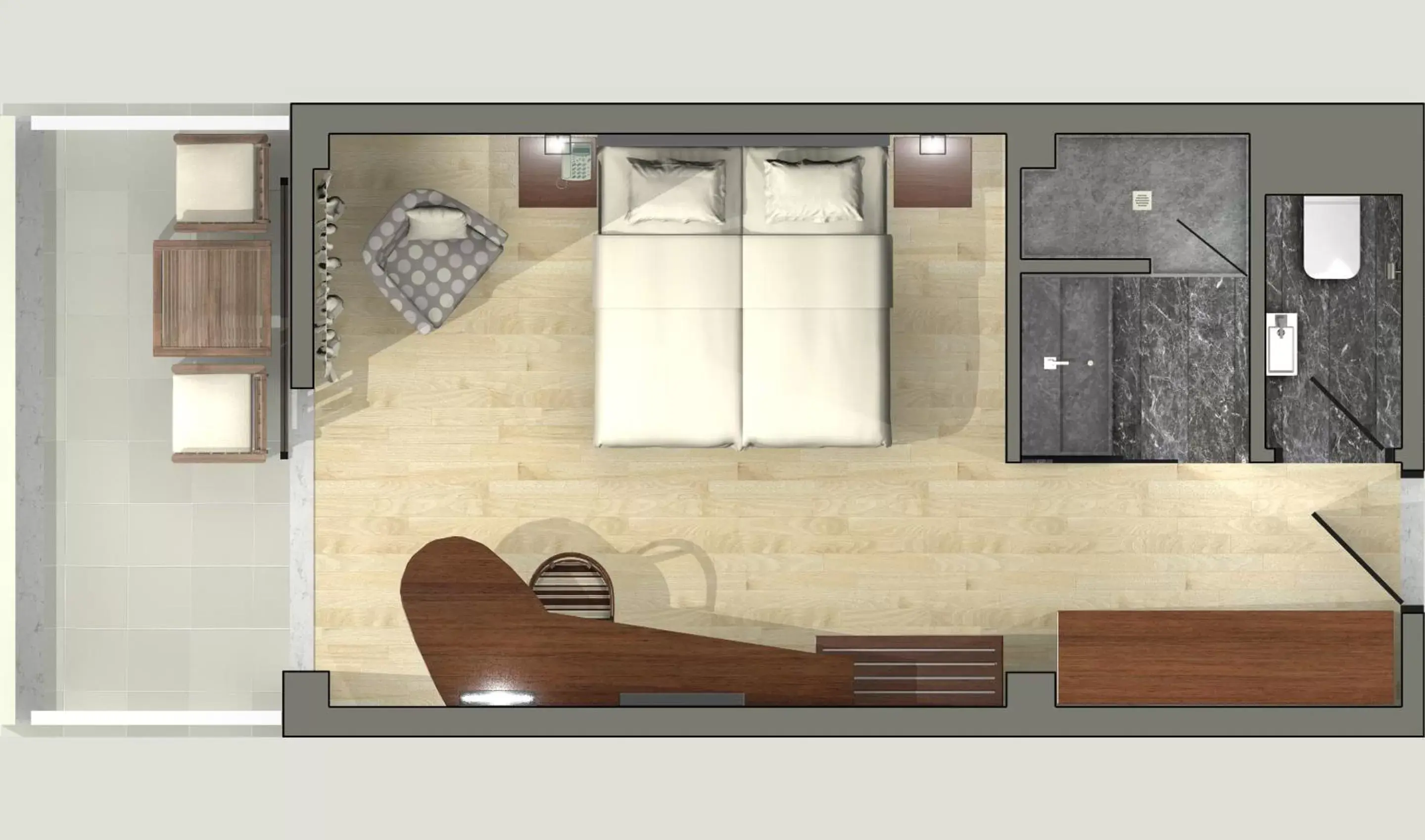 Deluxe Room Harbor View in Aquila Atlantis Hotel Deluxe Room Harbor View in Aquila Atlantis Hotel