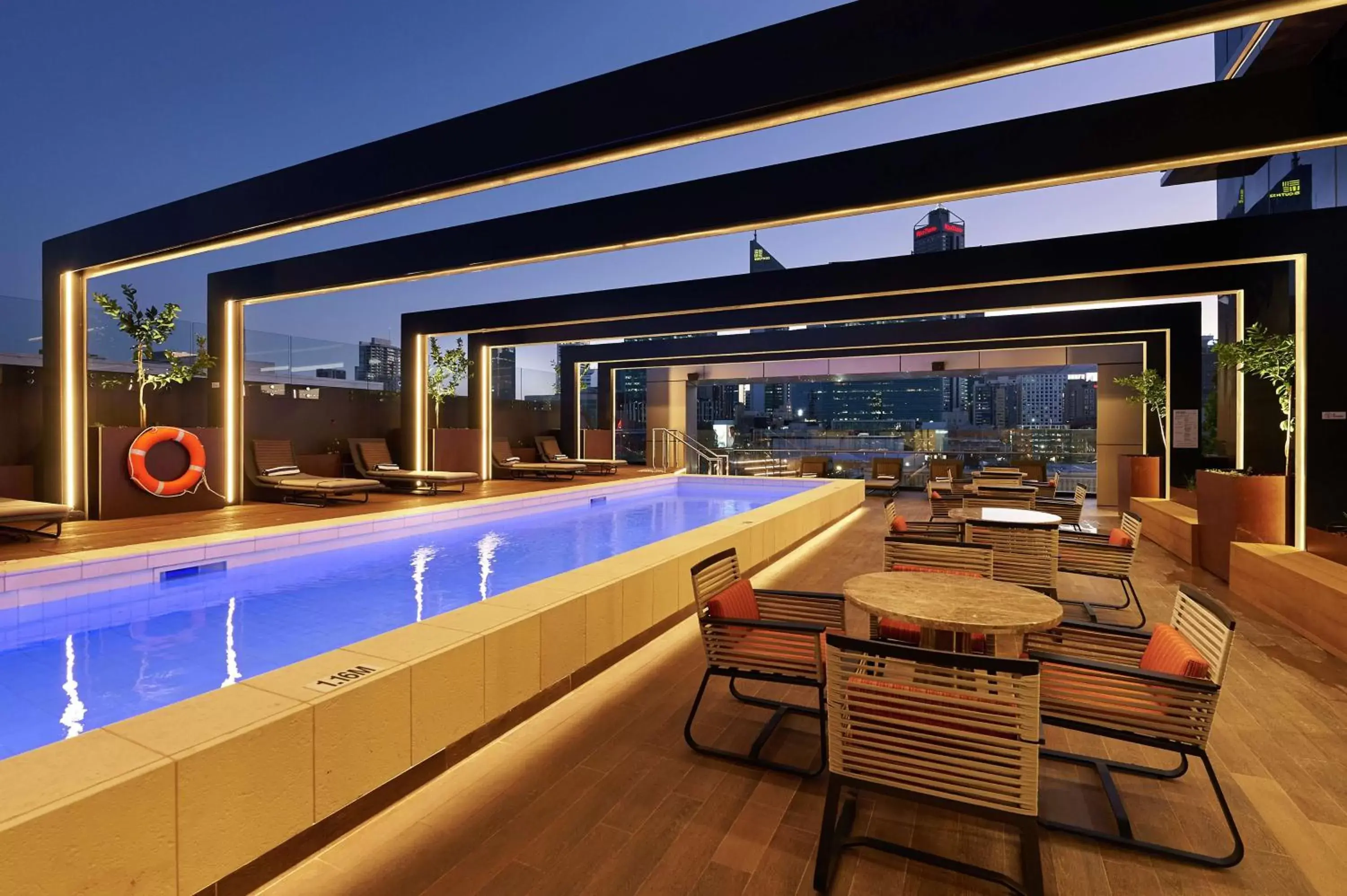 Pool view in Doubletree By Hilton Perth Northbridge Pool view in Doubletree By Hilton Perth Northbridge