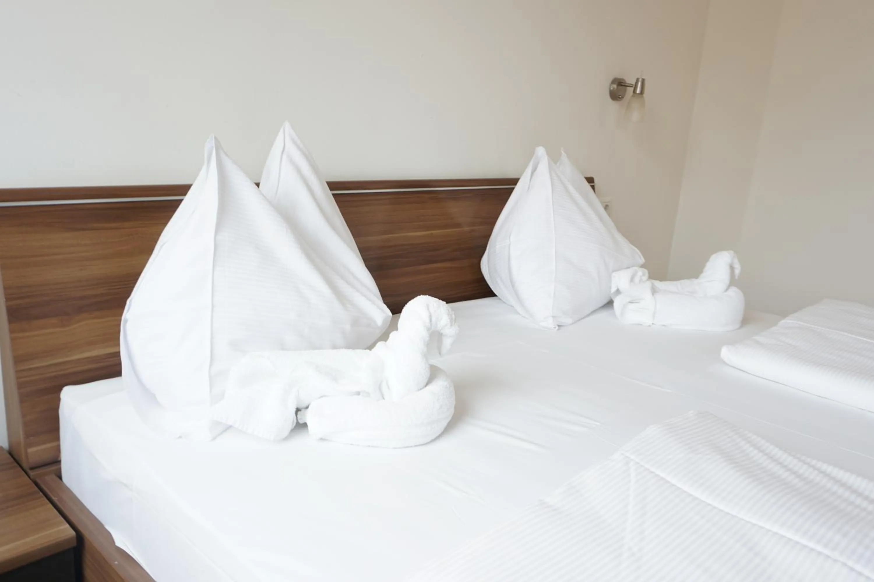 Bed in Hotel Kaffeemühle