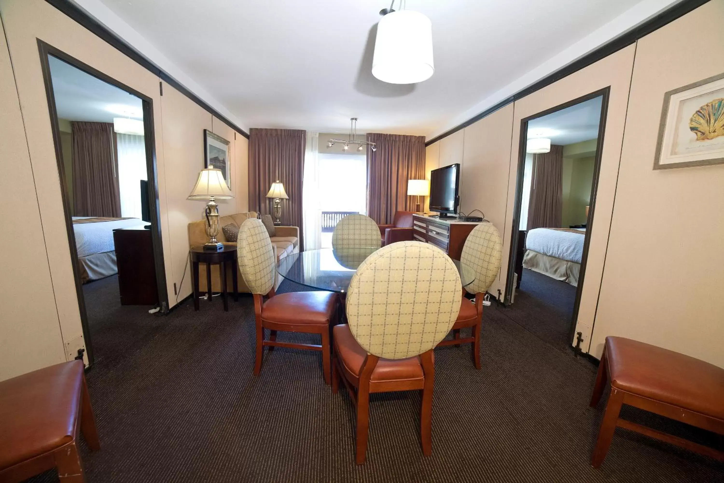 Seating Area in DeSoto Beach Hotel