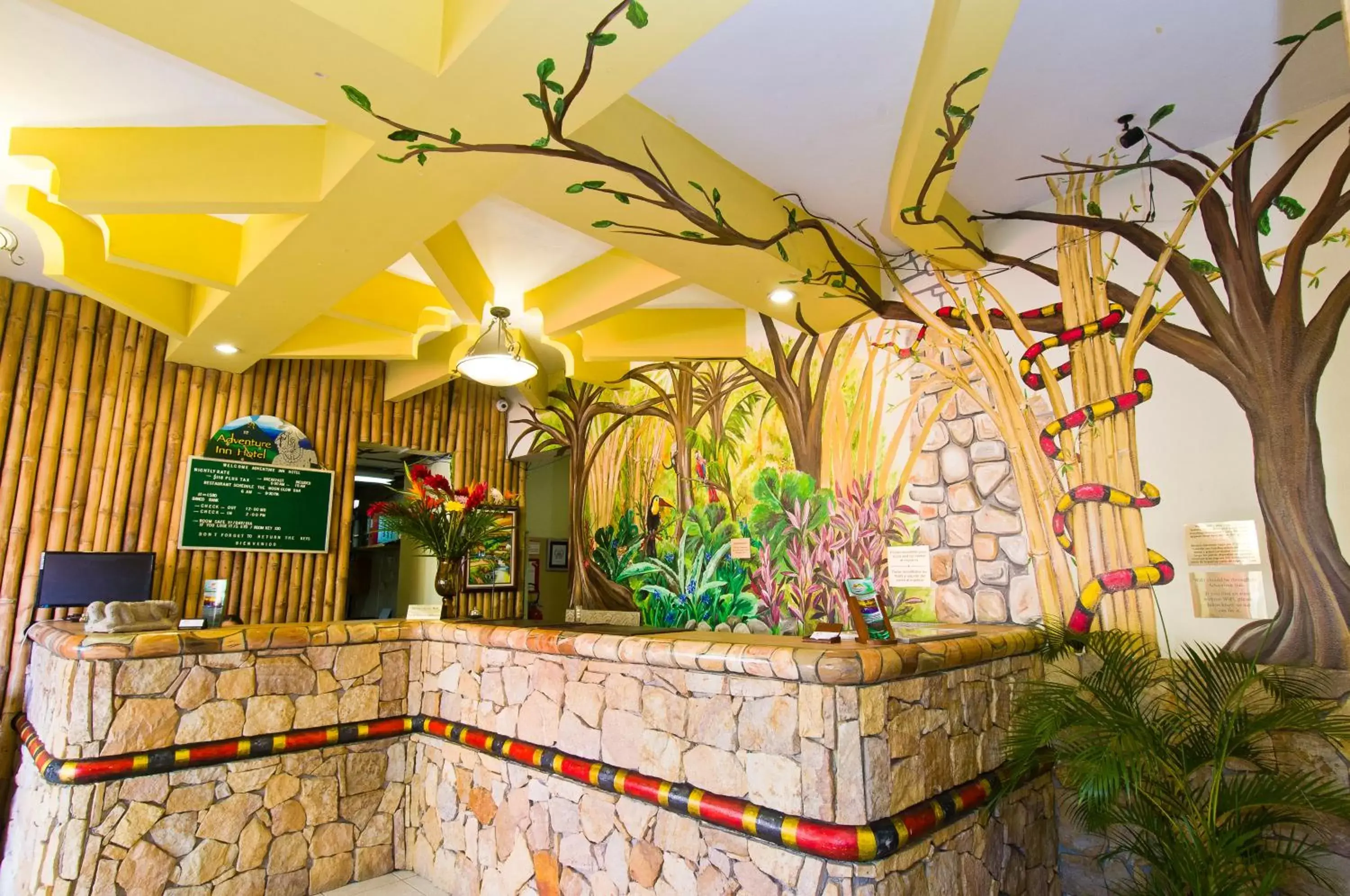 Lobby or reception in Adventure Inn