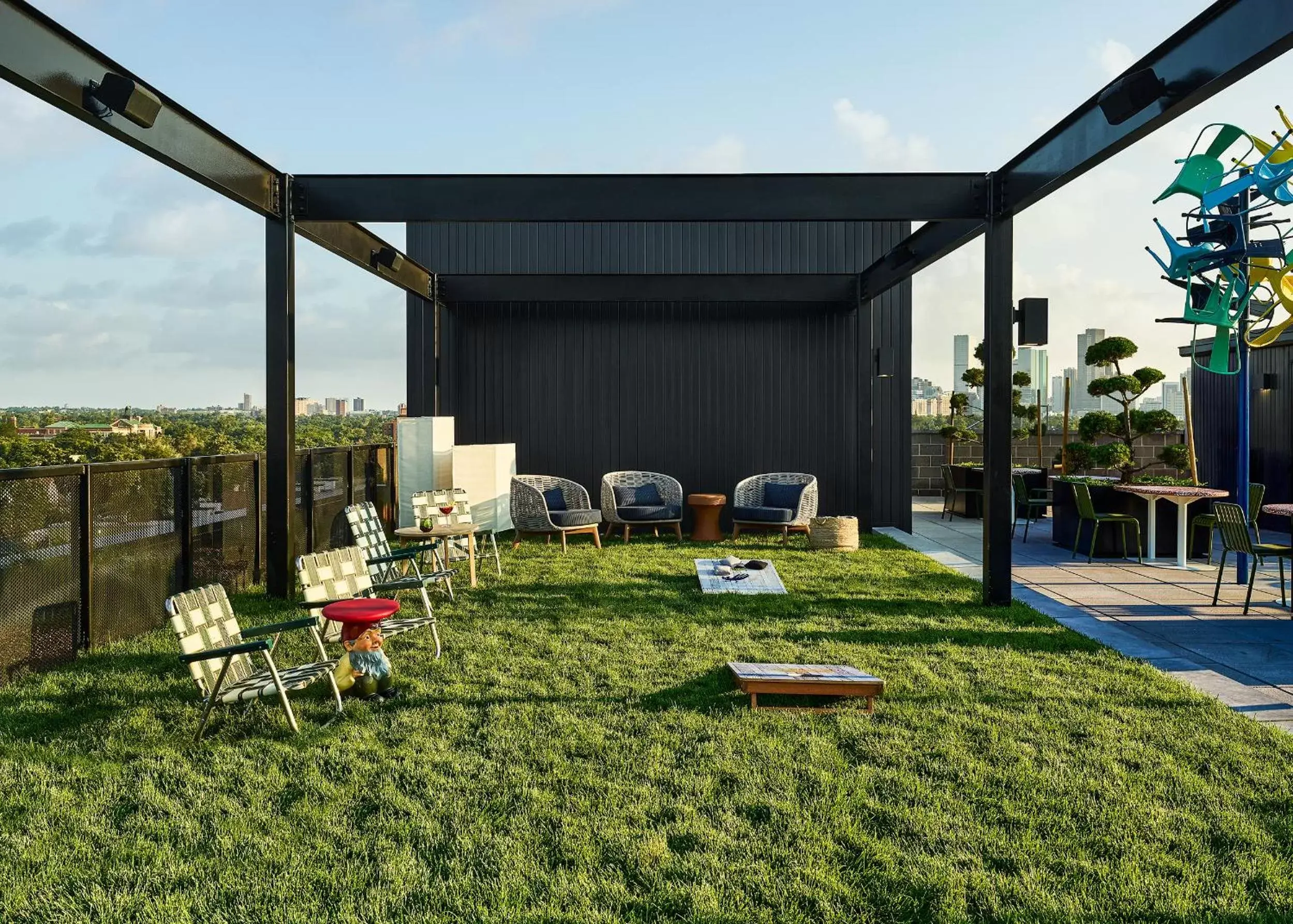 Patio in Catbird Hotel