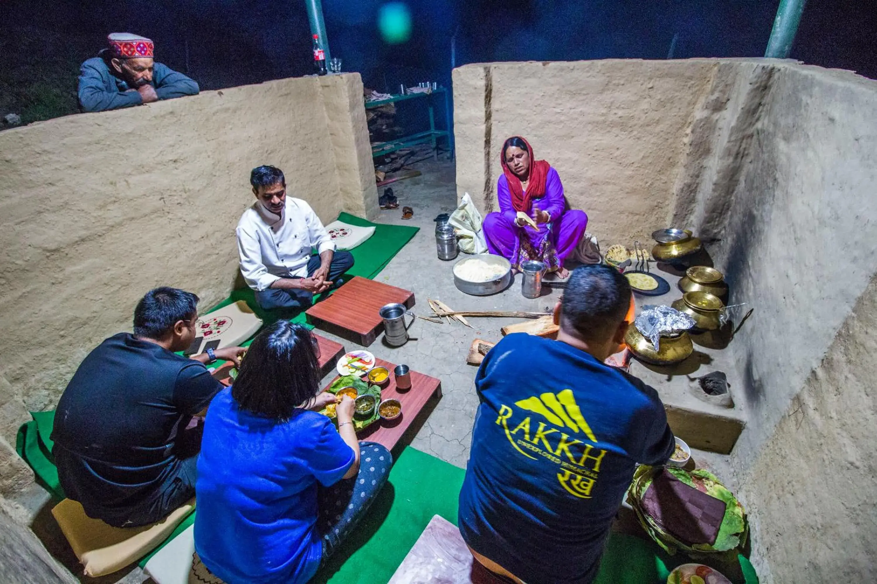 Communal kitchen in Rakkh Resort, a member of Radisson Individuals Retreats