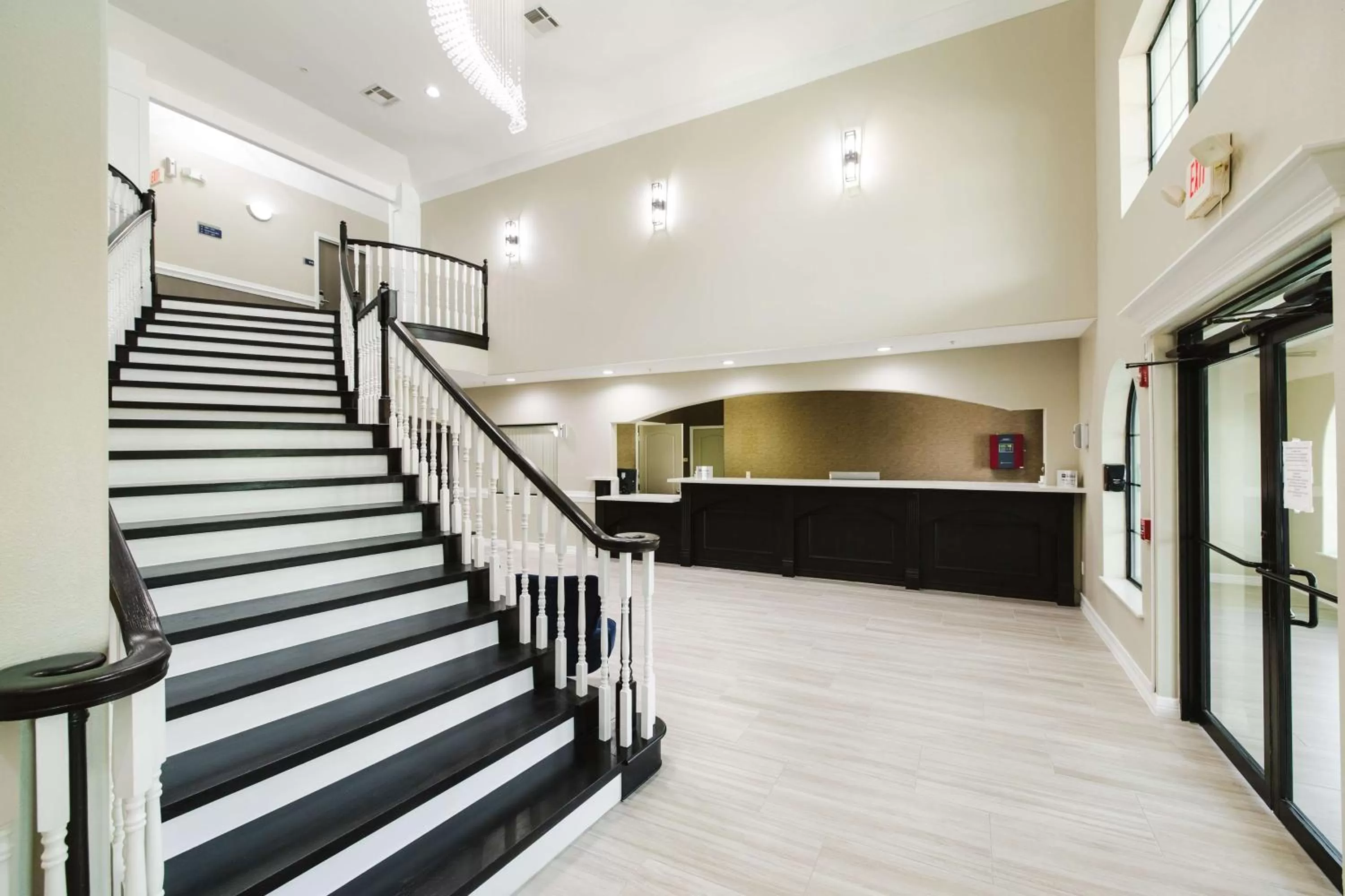 Lobby or reception in SureStay Studio by Best Western Conroe Downtown