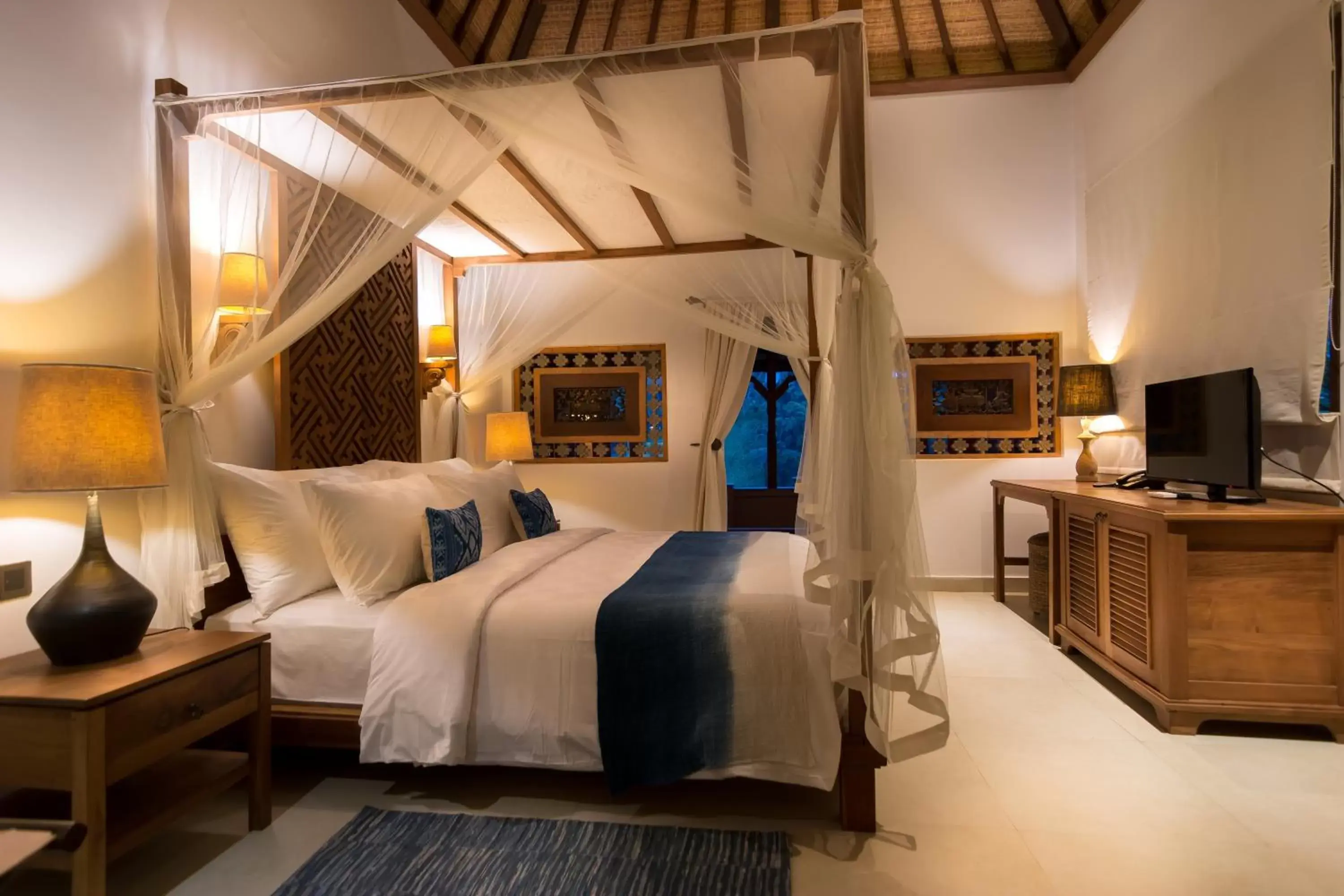 Bedroom, Bed in Ulun Ubud Resort - CHSE Certified