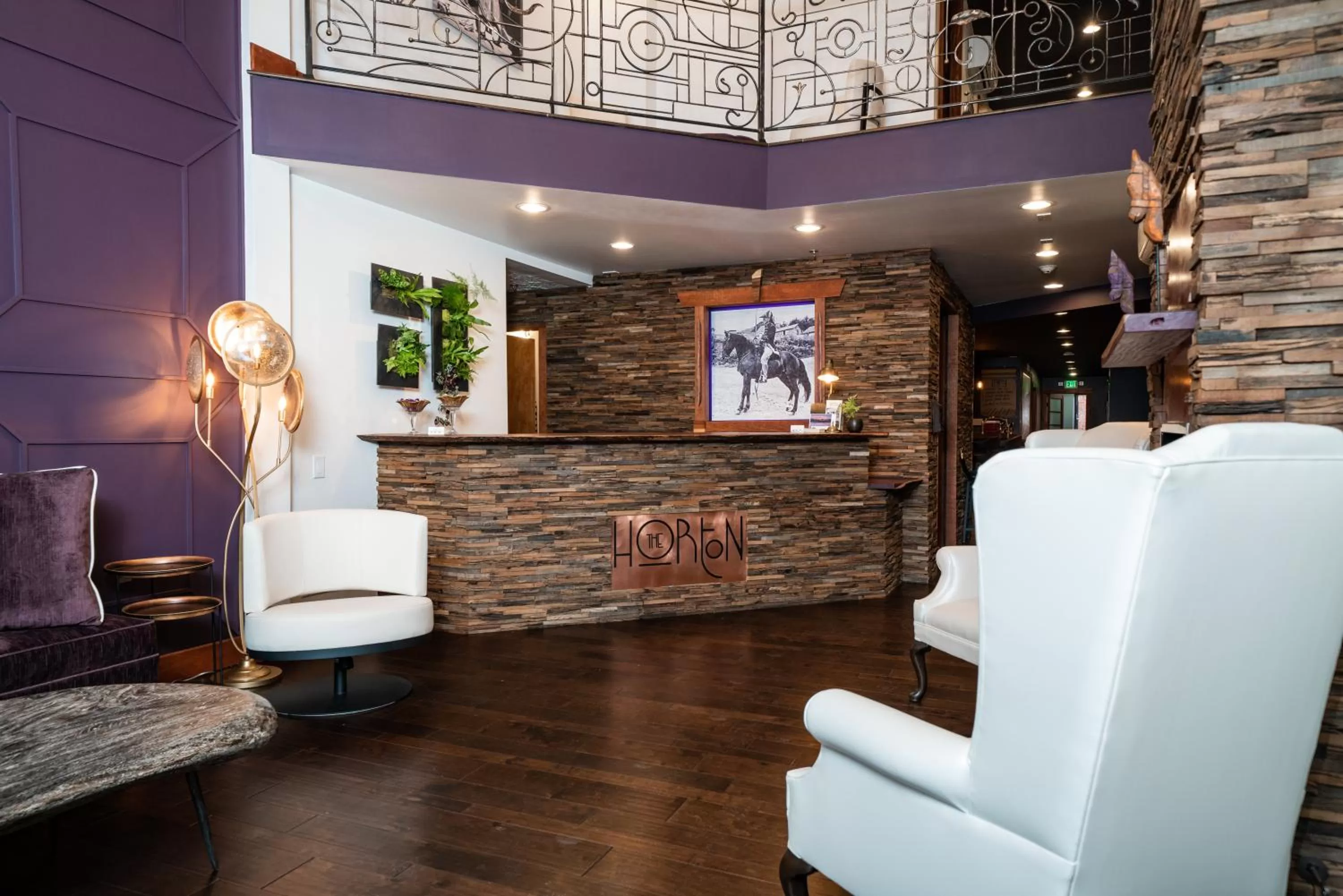 Lobby or reception in The Horton Hotel